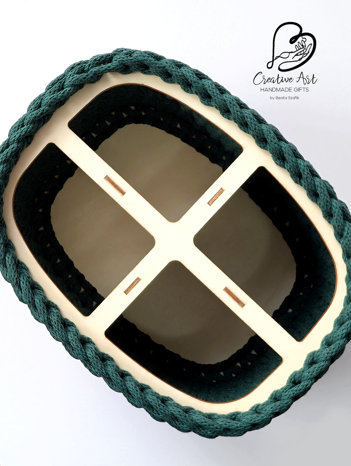 Four-Compartment Basket Organiser