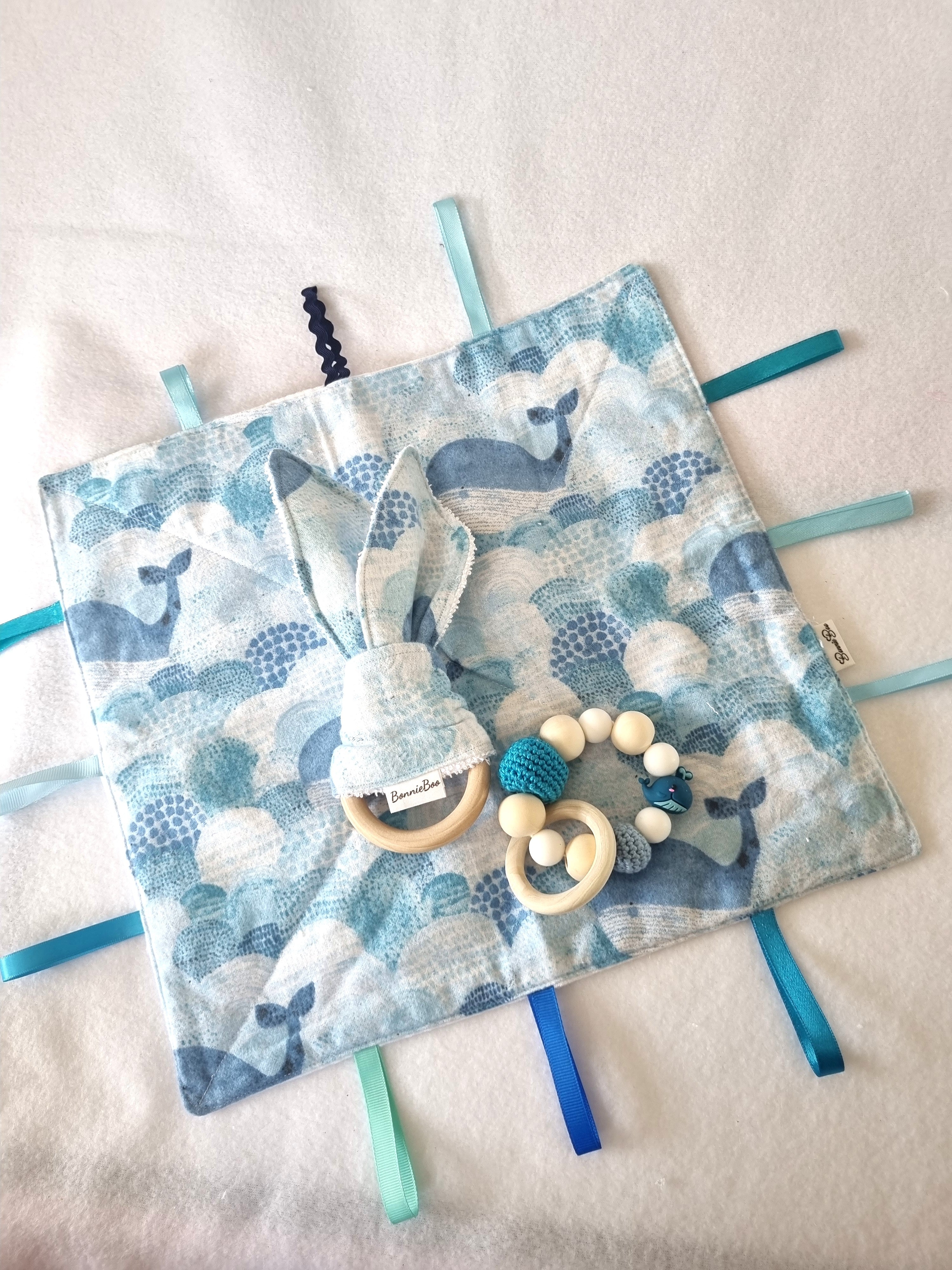 Baby Shower Gift Set - Whale Themed - 3 piece set - BB08
