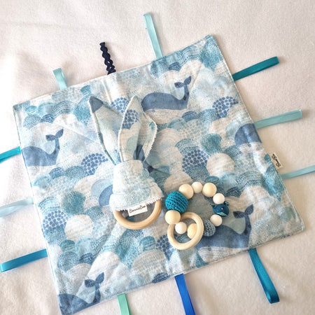 Baby Shower Gift Set - Whale Themed - 3 piece set - BB08