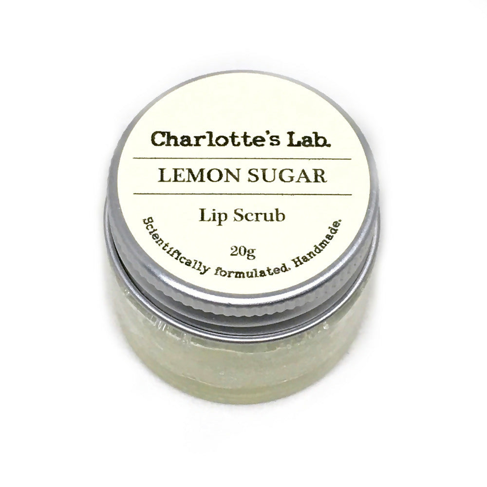 lemon sugar lip scrub