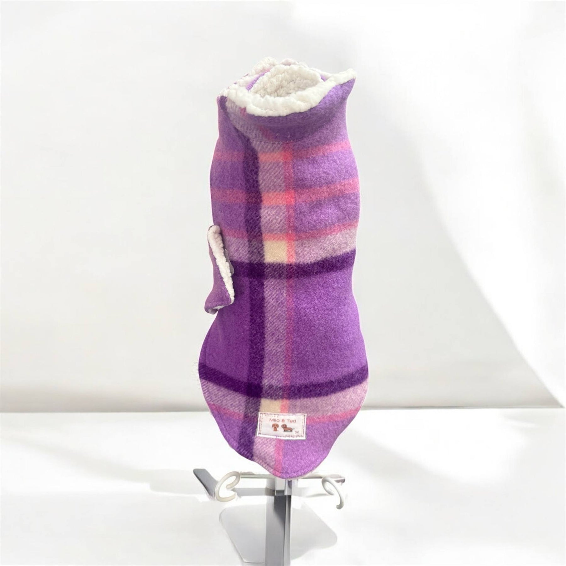 Upcycled woolen dachshund dog, puppy warm coats/jackets
