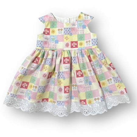 SIZE 000 Patchwork Princess Baby Tea Party Dress