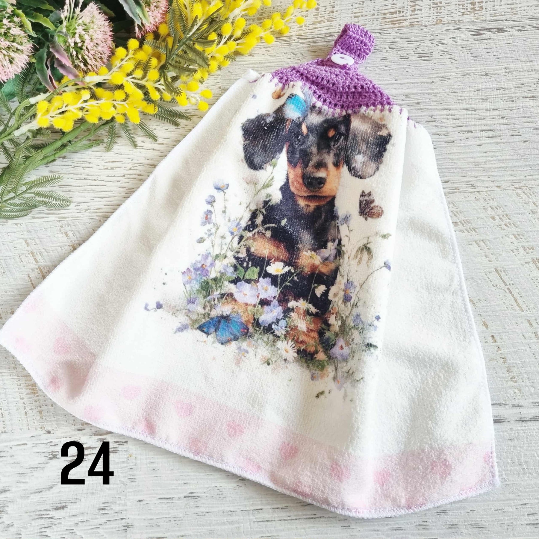 Kitchen Hand Towel | Hanging | Polyester Microfibre | SINGLE LAYER | 9 Styles - 19 - 27