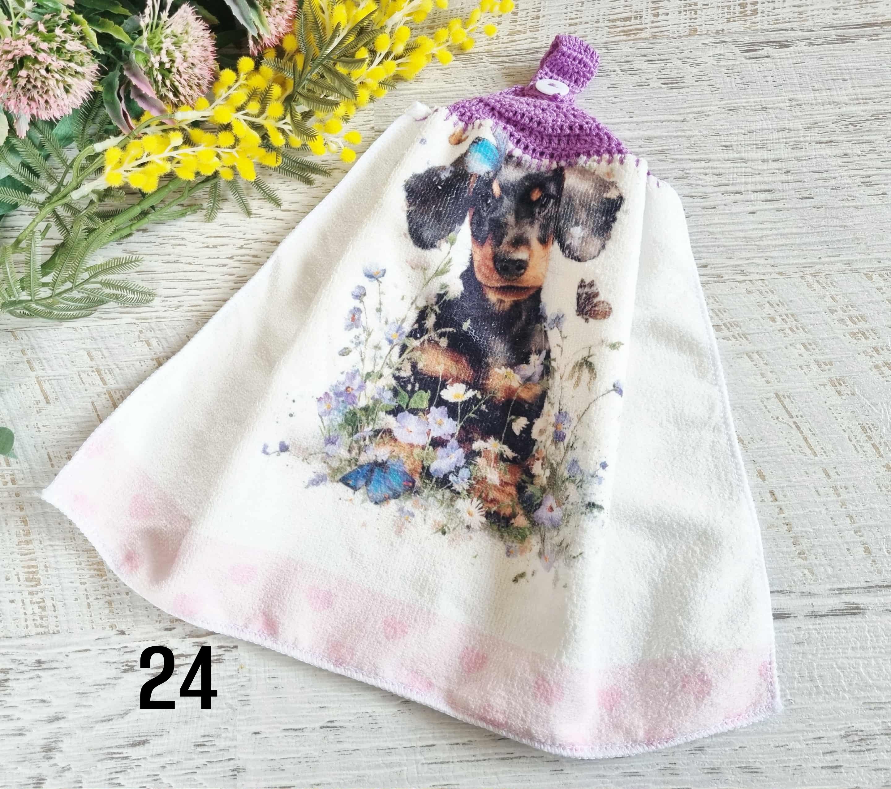 Kitchen Hand Towel | Hanging | Polyester Microfibre | SINGLE LAYER | 9 Styles - 19 - 27