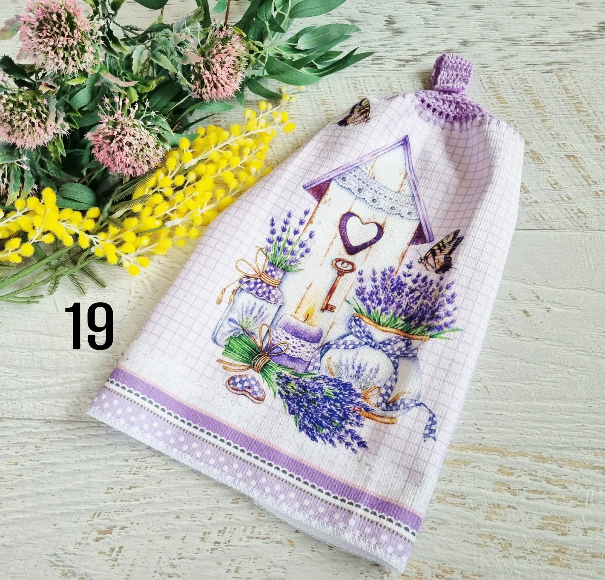 Kitchen Hand Towel | Hanging | Polyester Microfibre | SINGLE LAYER | 9 Styles - 19 - 27
