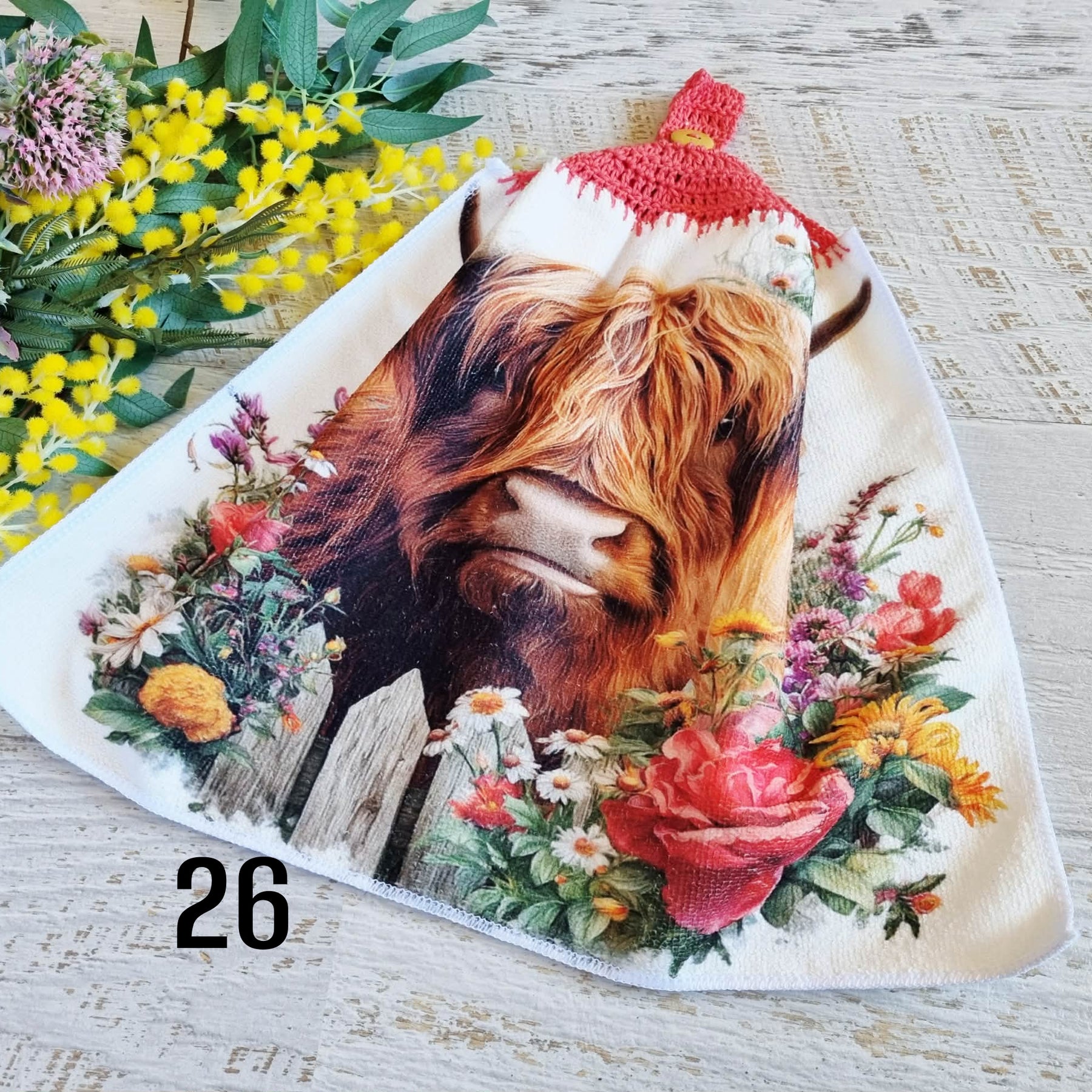 Kitchen Hand Towel | Hanging | Polyester Microfibre | SINGLE LAYER | 9 Styles - 19 - 27