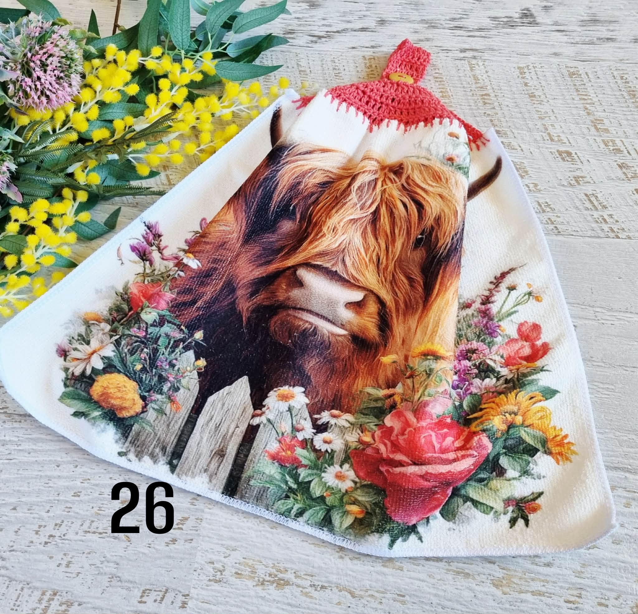 Kitchen Hand Towel | Hanging | Polyester Microfibre | SINGLE LAYER | 9 Styles - 19 - 27