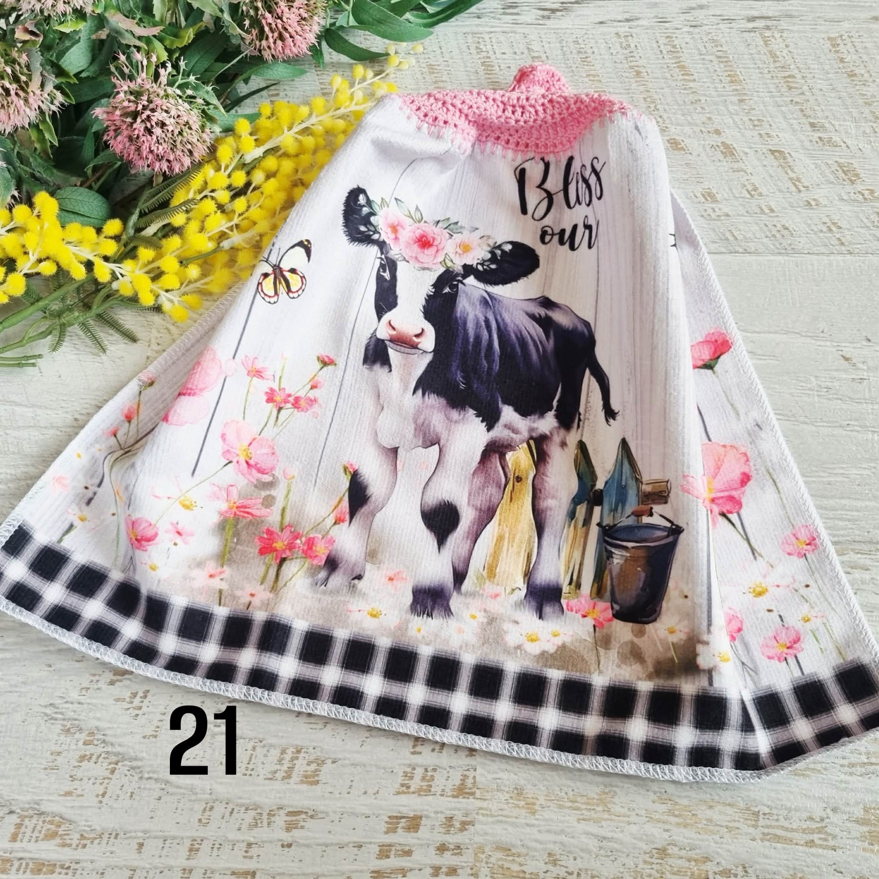 Kitchen Hand Towel | Hanging | Polyester Microfibre | SINGLE LAYER | 9 Styles - 19 - 27