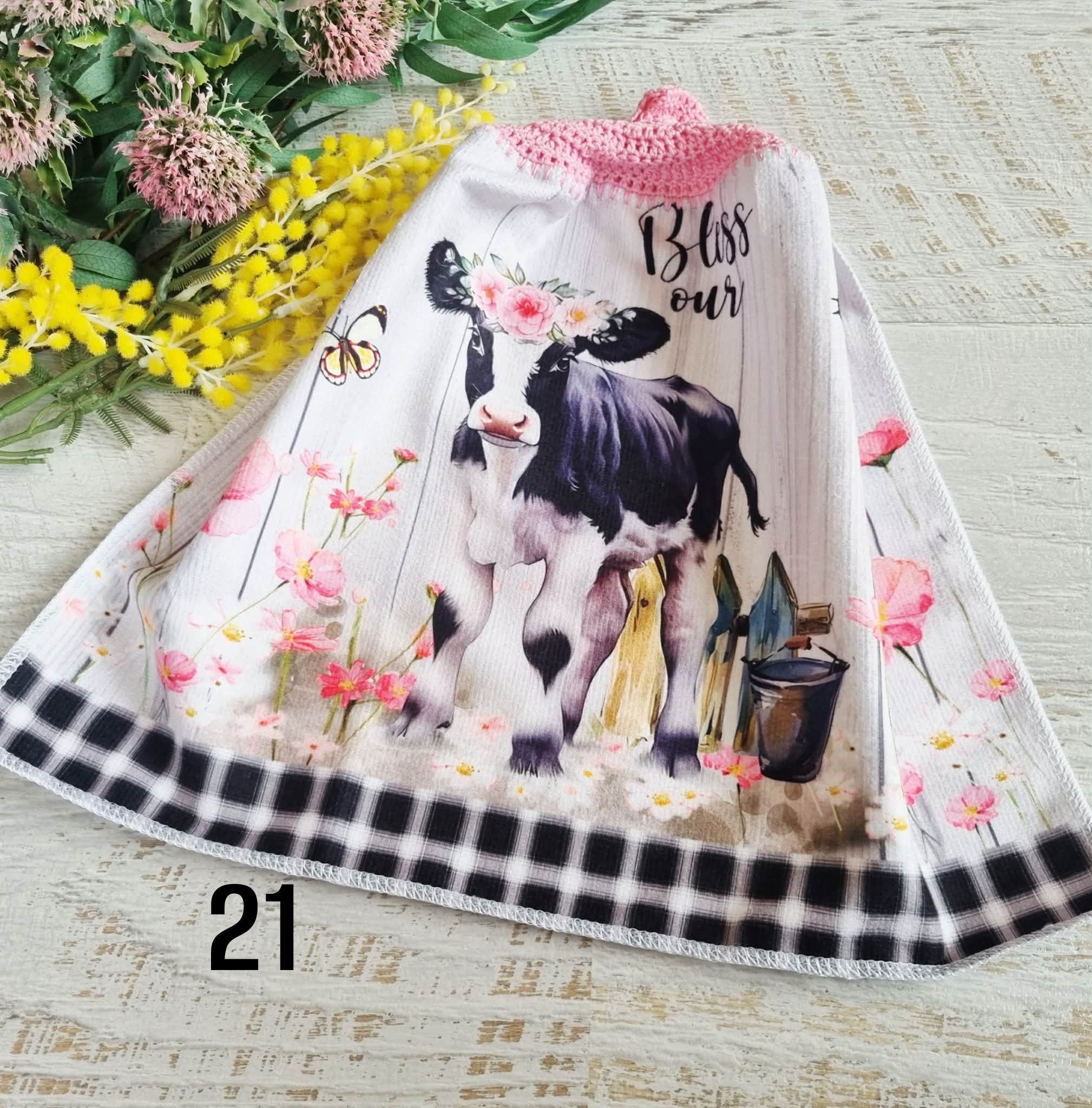 Kitchen Hand Towel | Hanging | Polyester Microfibre | SINGLE LAYER | 9 Styles - 19 - 27