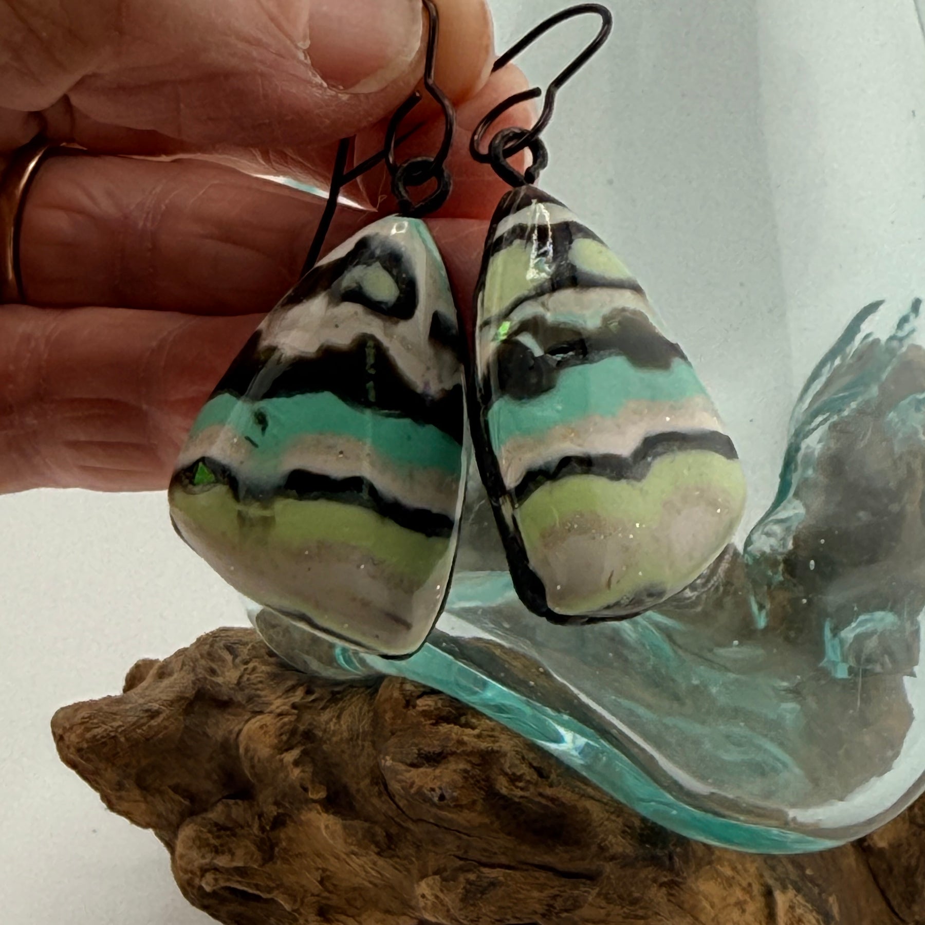 The Off Pattern Collection | Organic Shape Drop Earrings