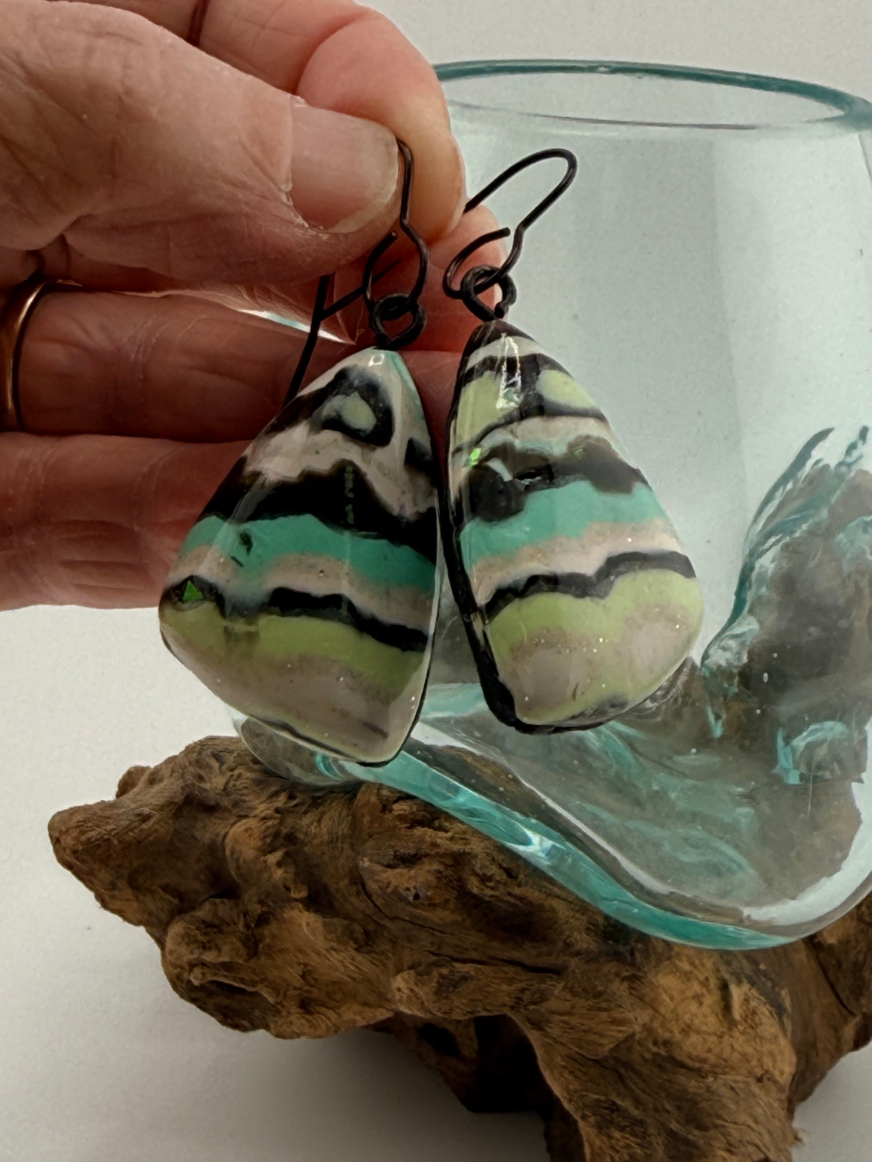 The Off Pattern Collection | Organic Shape Drop Earrings