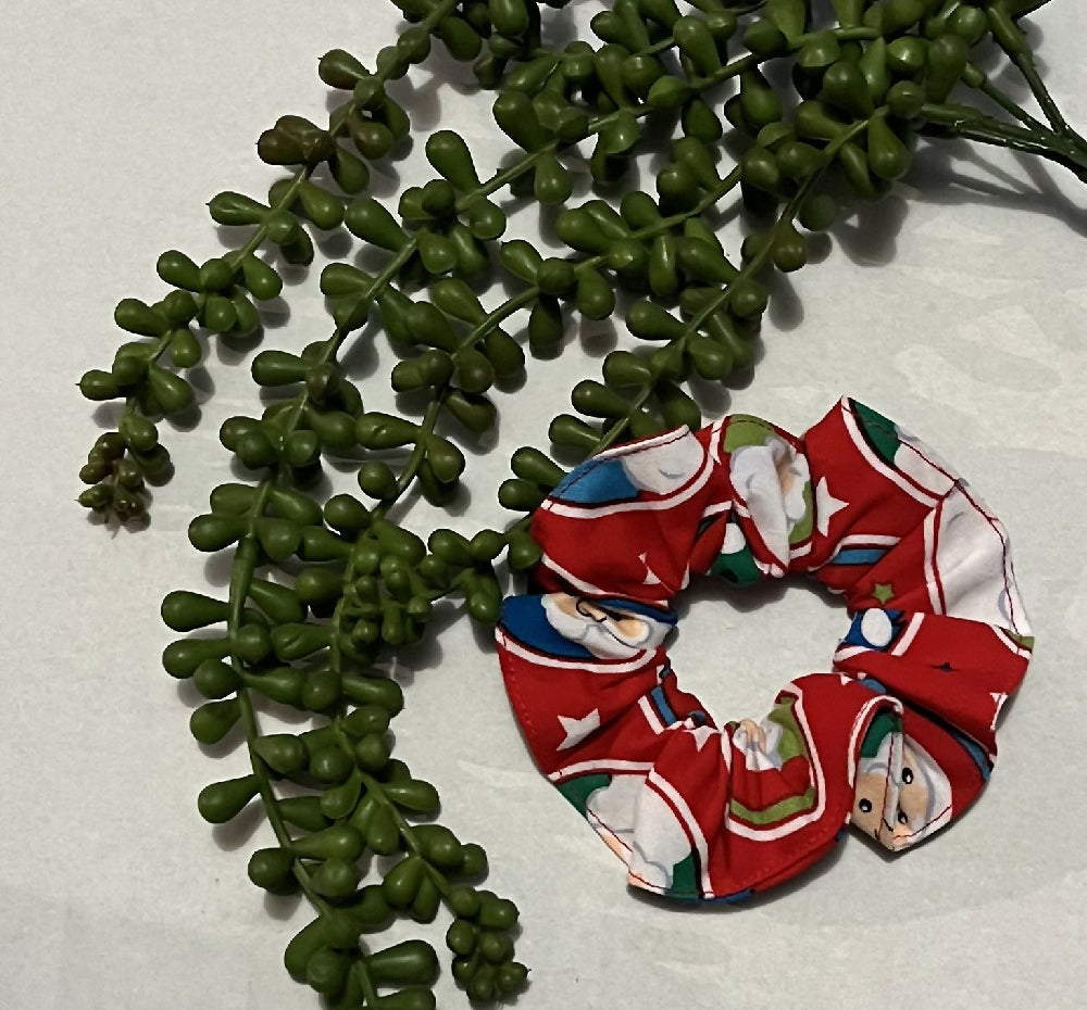 Christmas themed hair Scrunchies