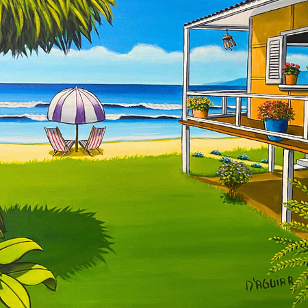 SUMMER BREEZES original acrylic art painting