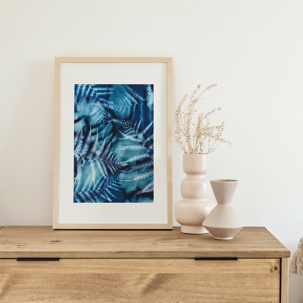 Cyanotype Art - Blue Bower Art -_0004_Forest Dreaming