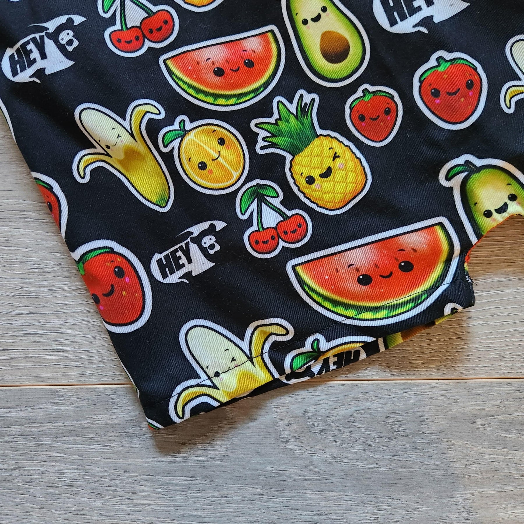 Black Dancing fruit Romper