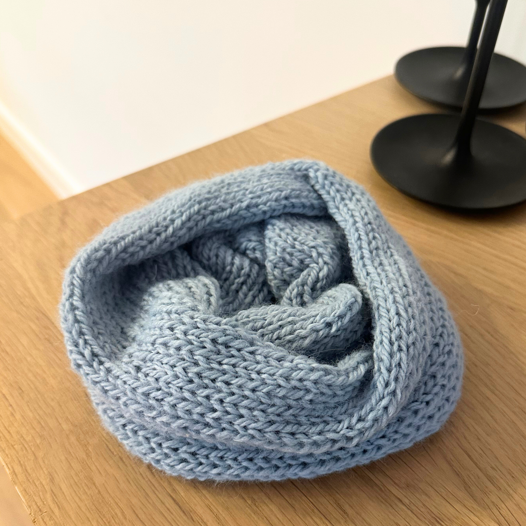 Oversized Vegan Knit Scrunchie