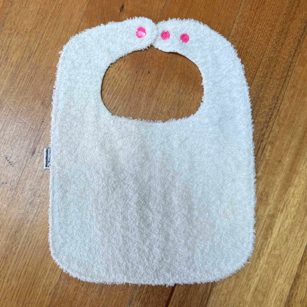 Handmade Baby Skirt with attached Nappy Cover | Bib | Size 6mths