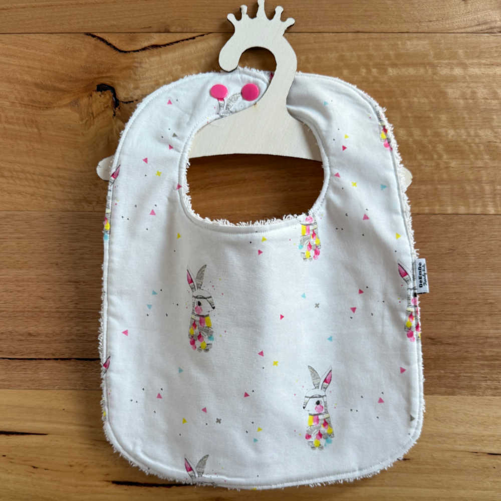 Handmade Baby Skirt with attached Nappy Cover | Bib | Size 6mths
