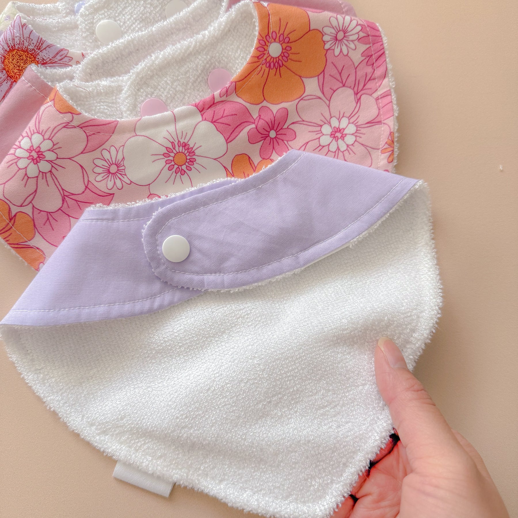 Baby girl dribble set (pack of 5)