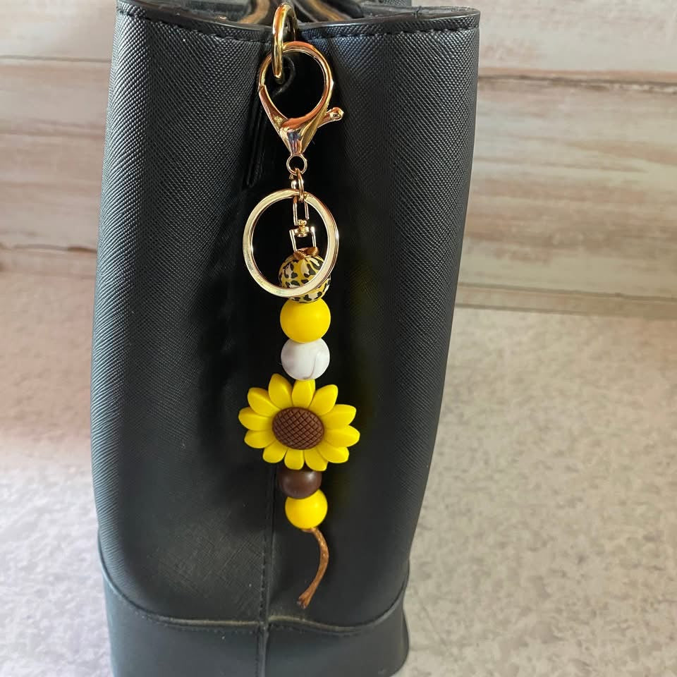 Sunflower Silicone Keyrings