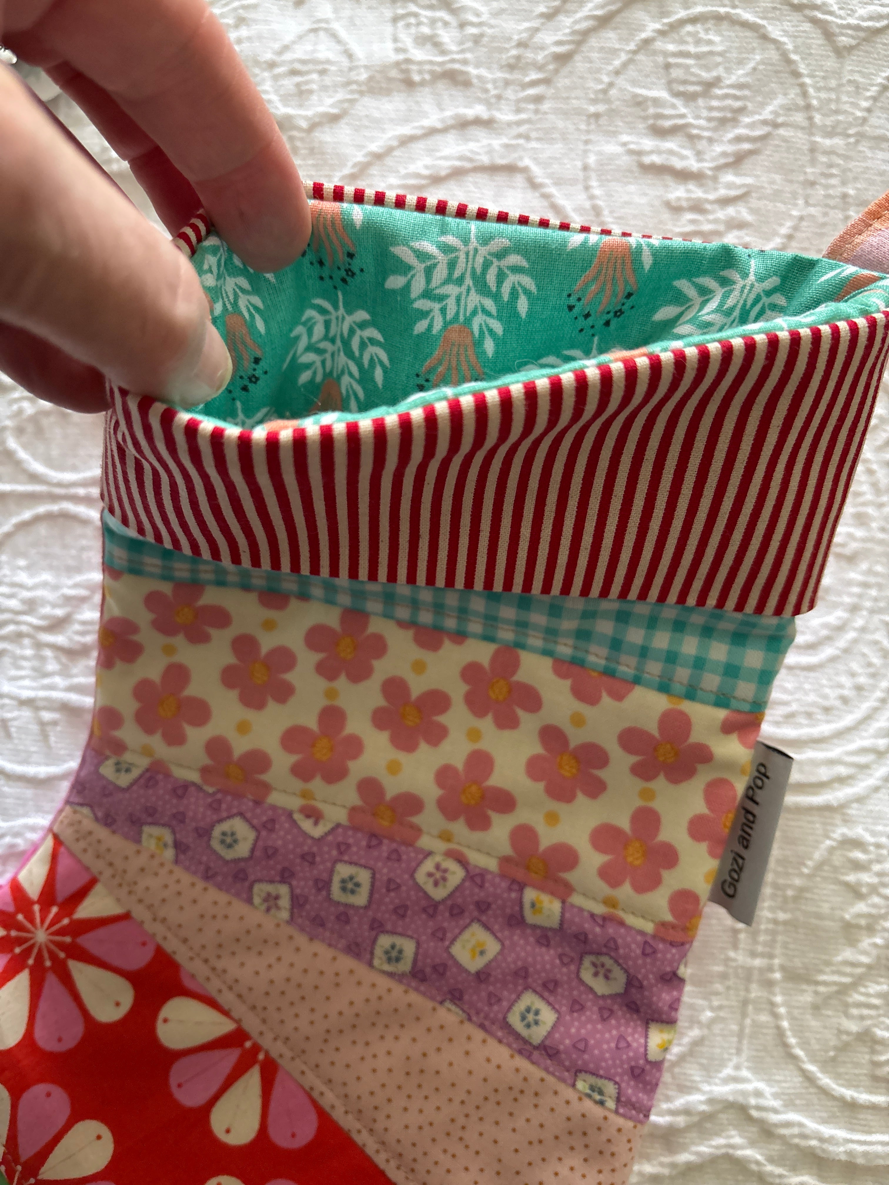 Christmas Santa Stocking Small Size