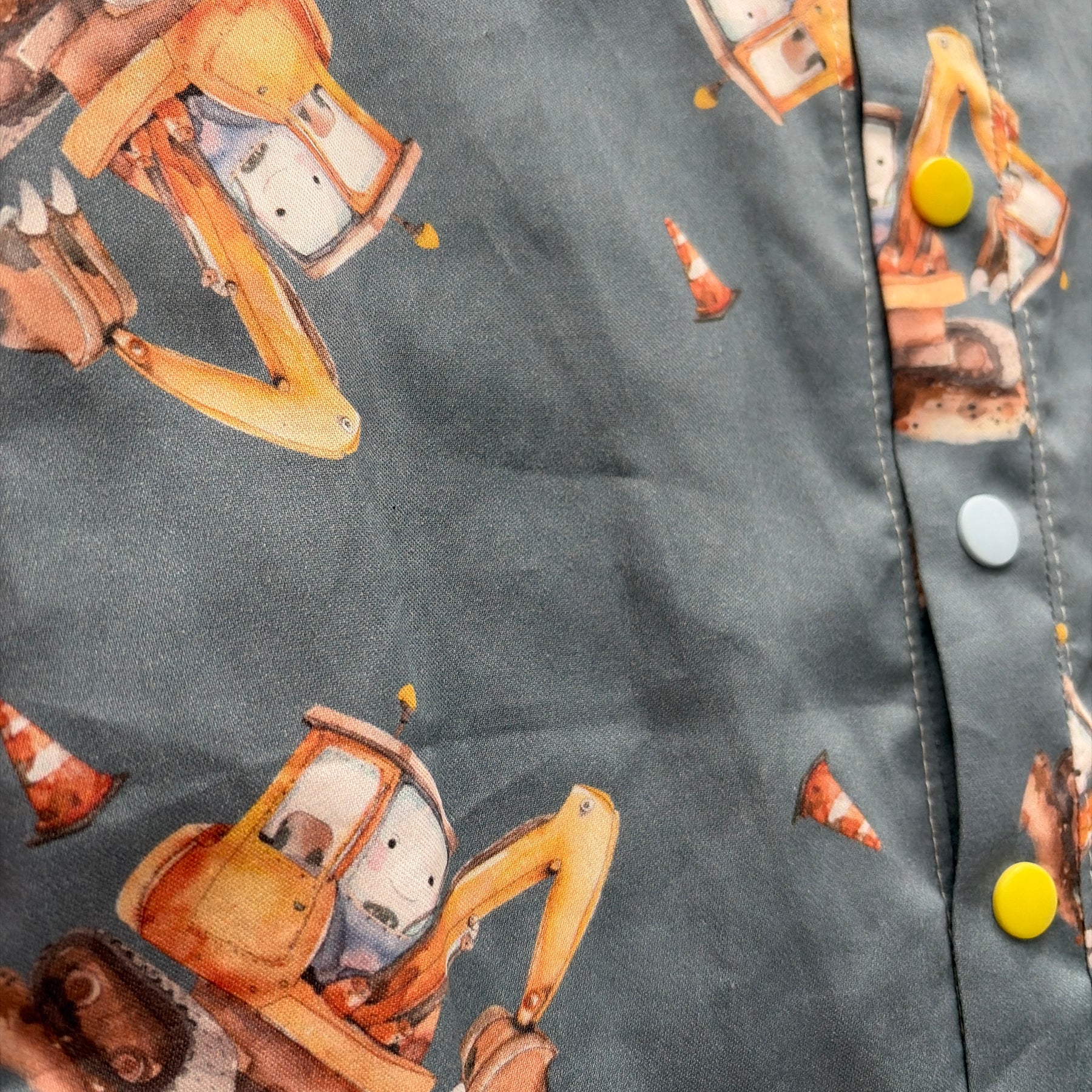 TOSSED EXCAVATOR ROMPER