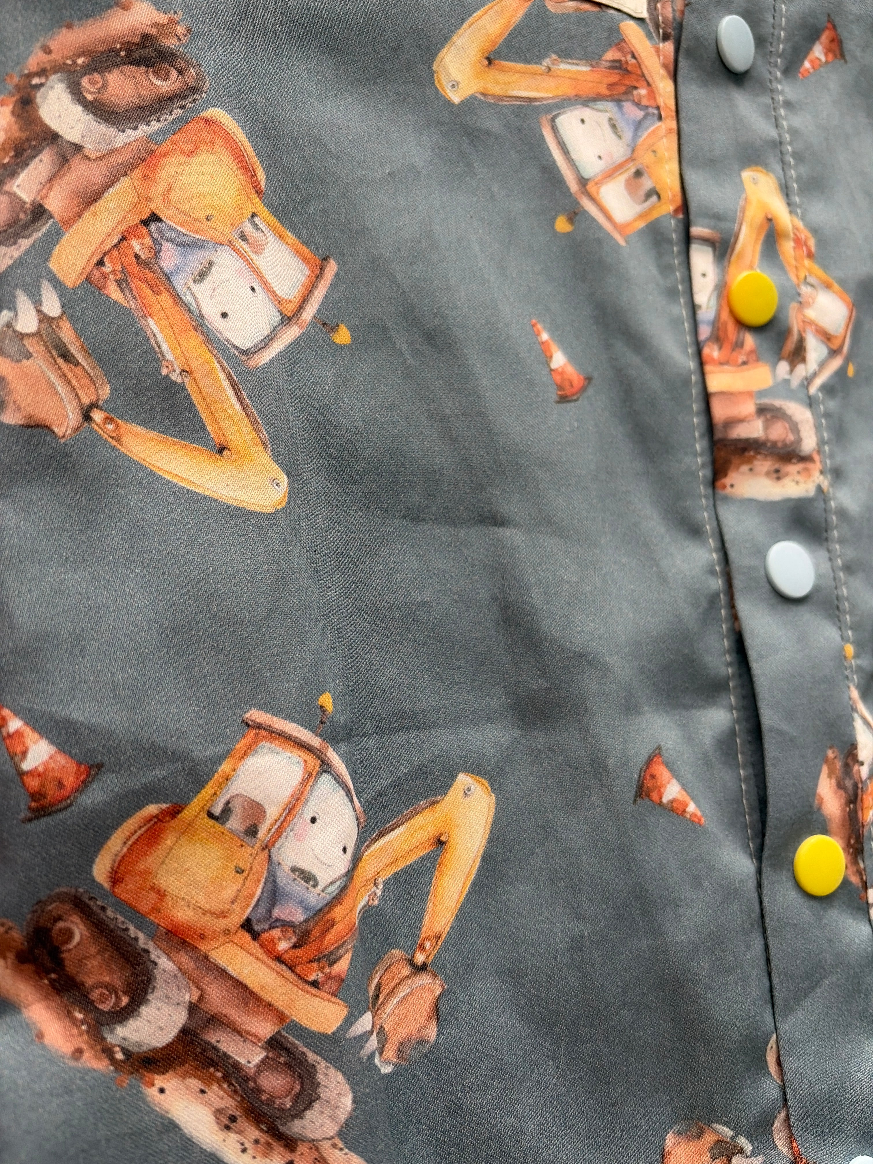 TOSSED EXCAVATOR ROMPER