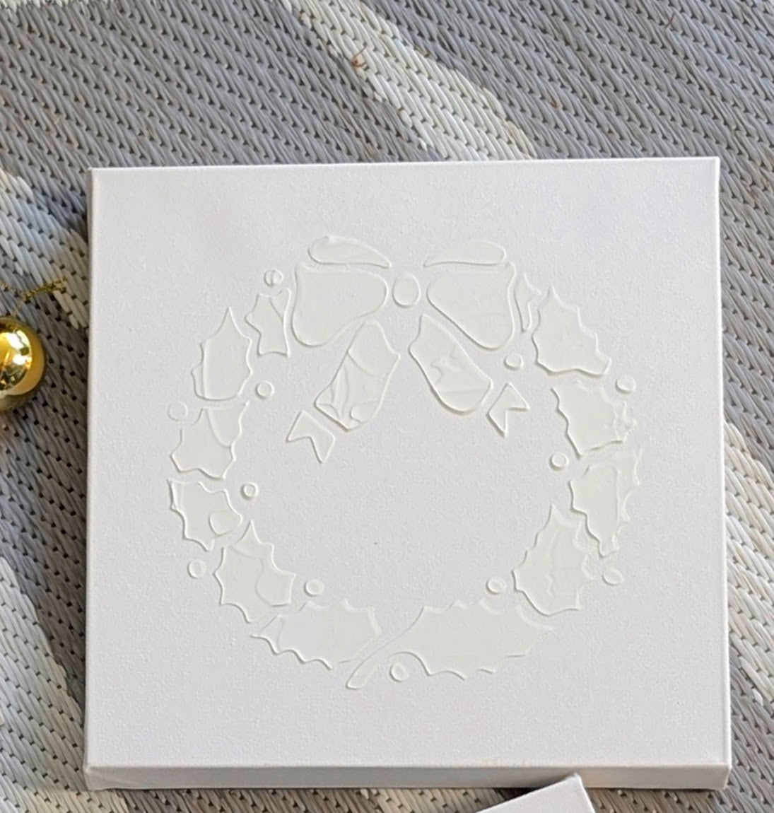 Handmade Christmas Gift | Christmas Themed DIY Textured Art Paint Kit