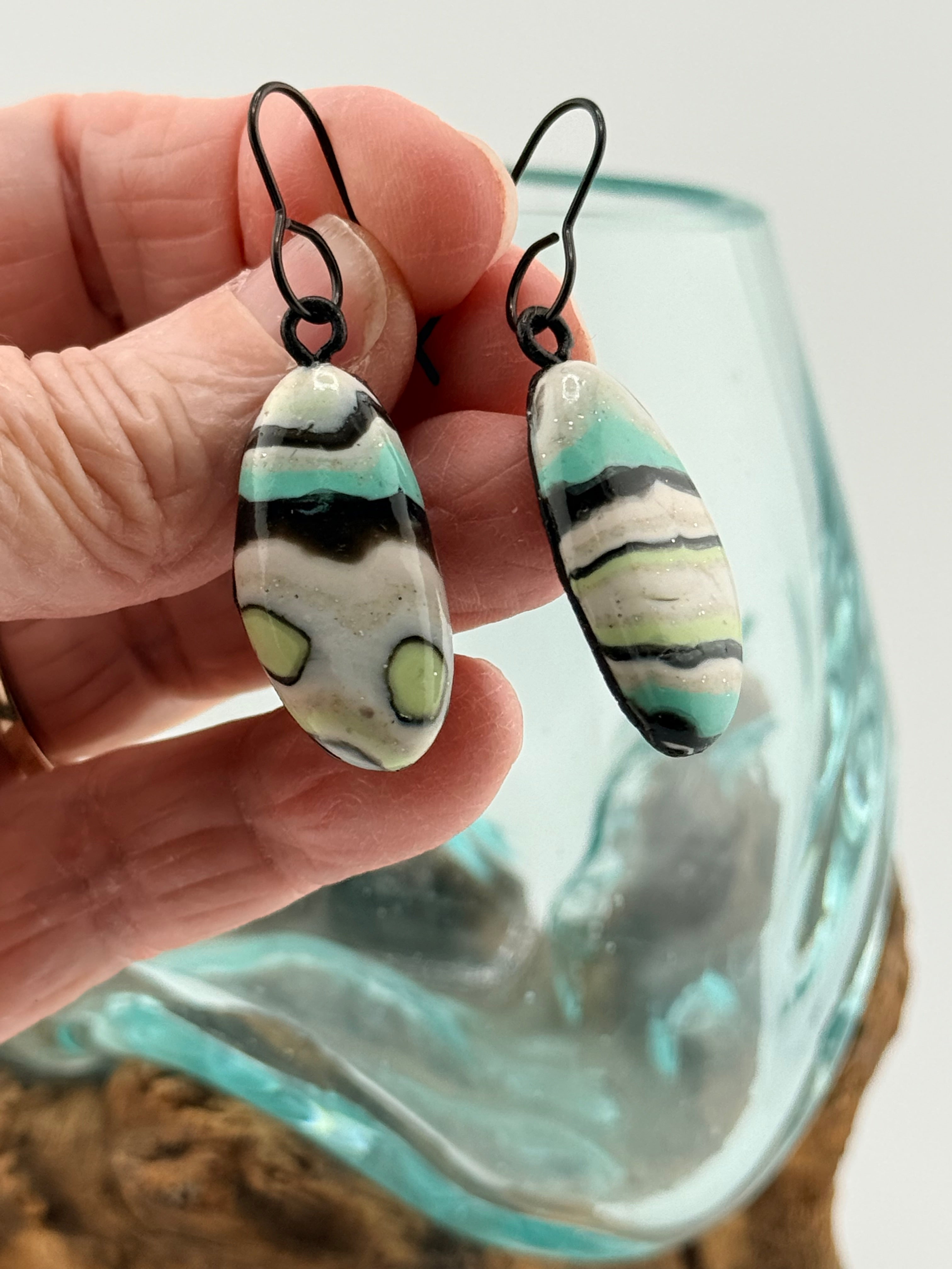 The Off Pattern Collection | Oval Drop Earrings