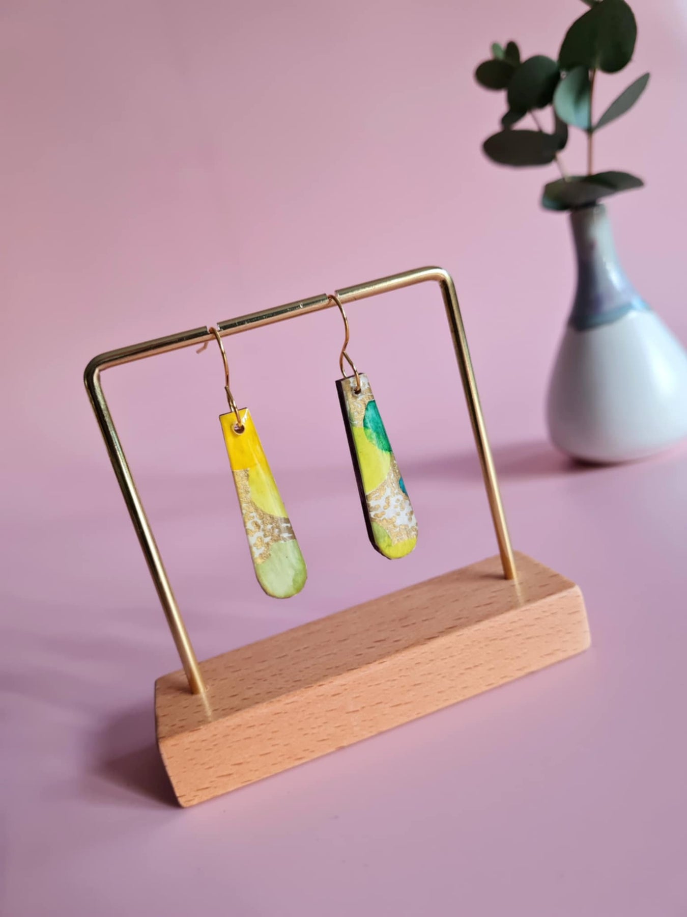 The Fiesta Collection | Resin art earrings | Part 1 | Large dangles