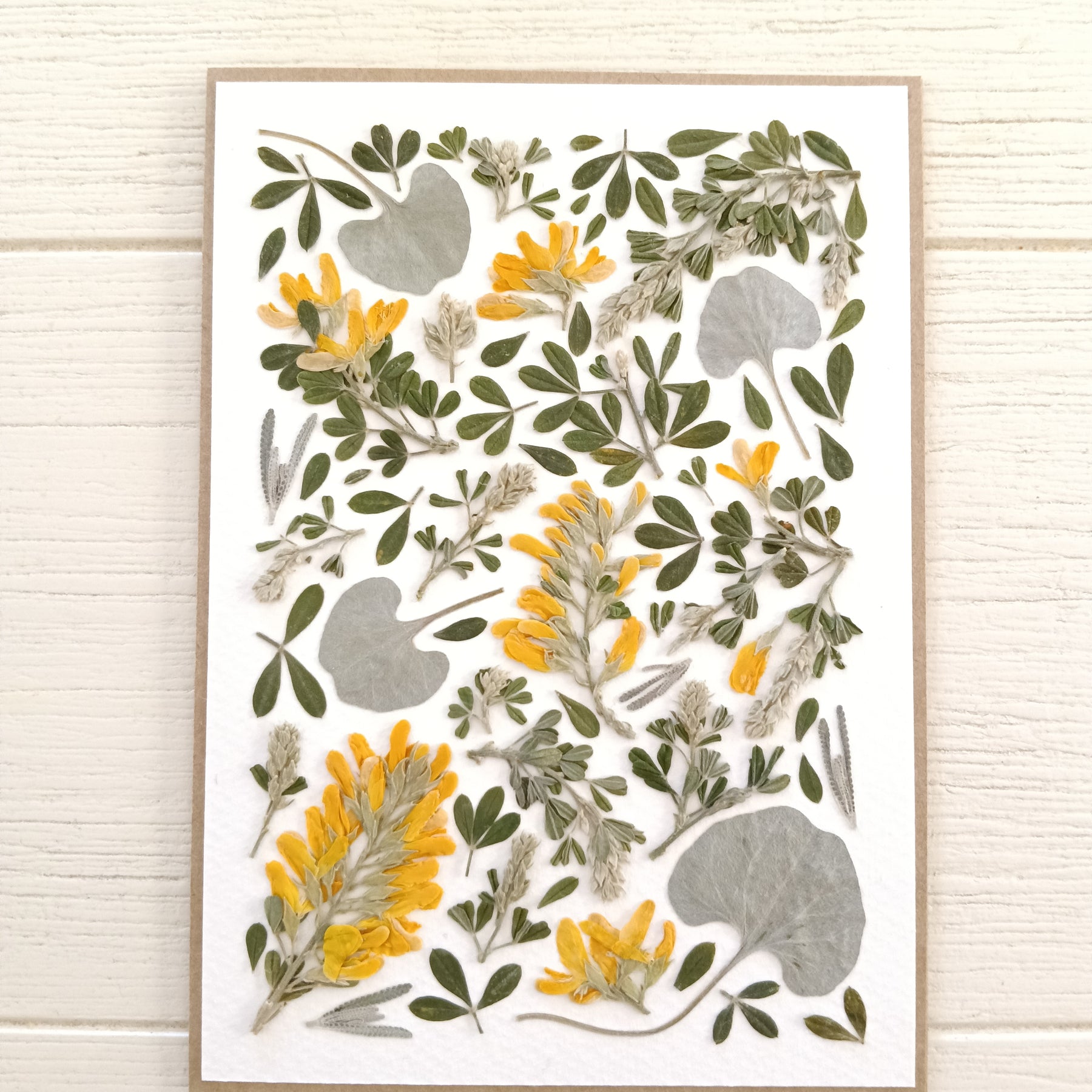 Garden Mosaic | Pressed Flower Handmade Card