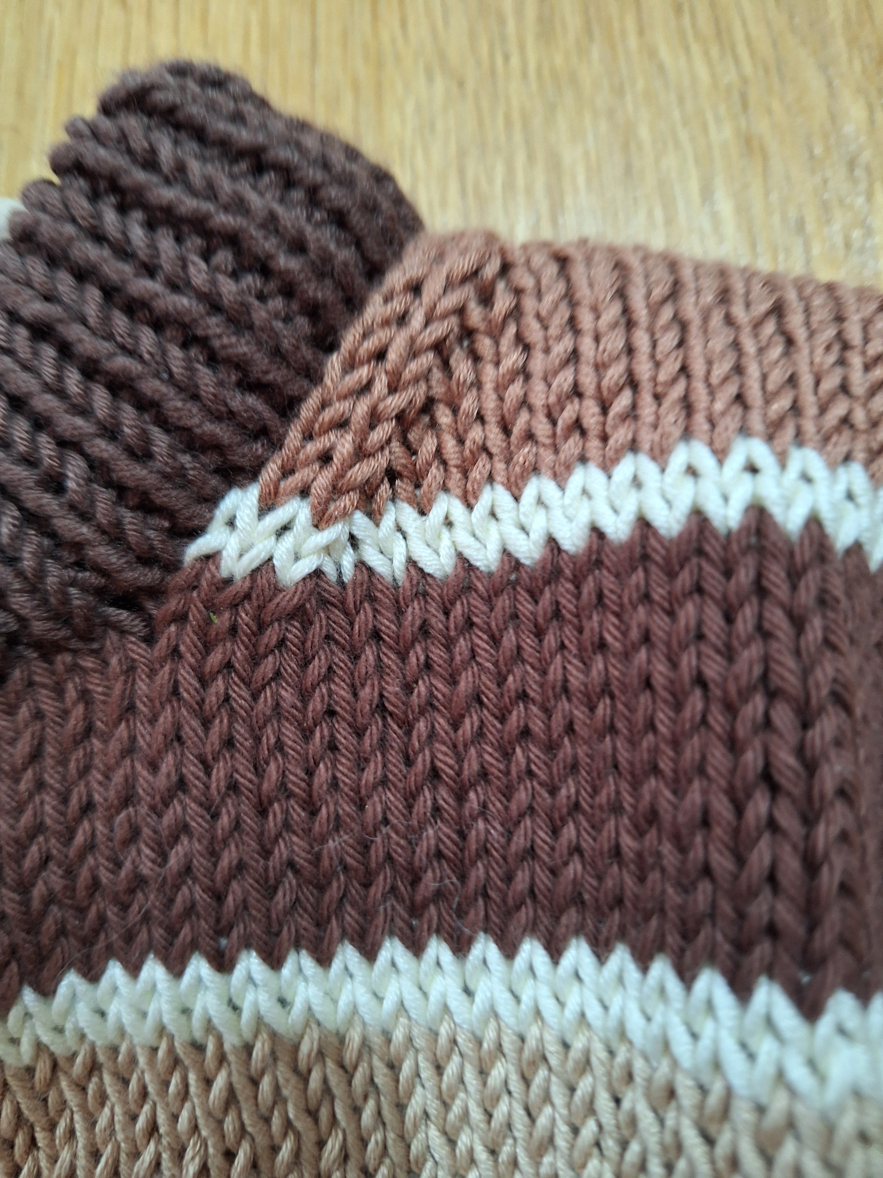 Striped 'Brownie Baby' Sweater Sz 3-6 mths