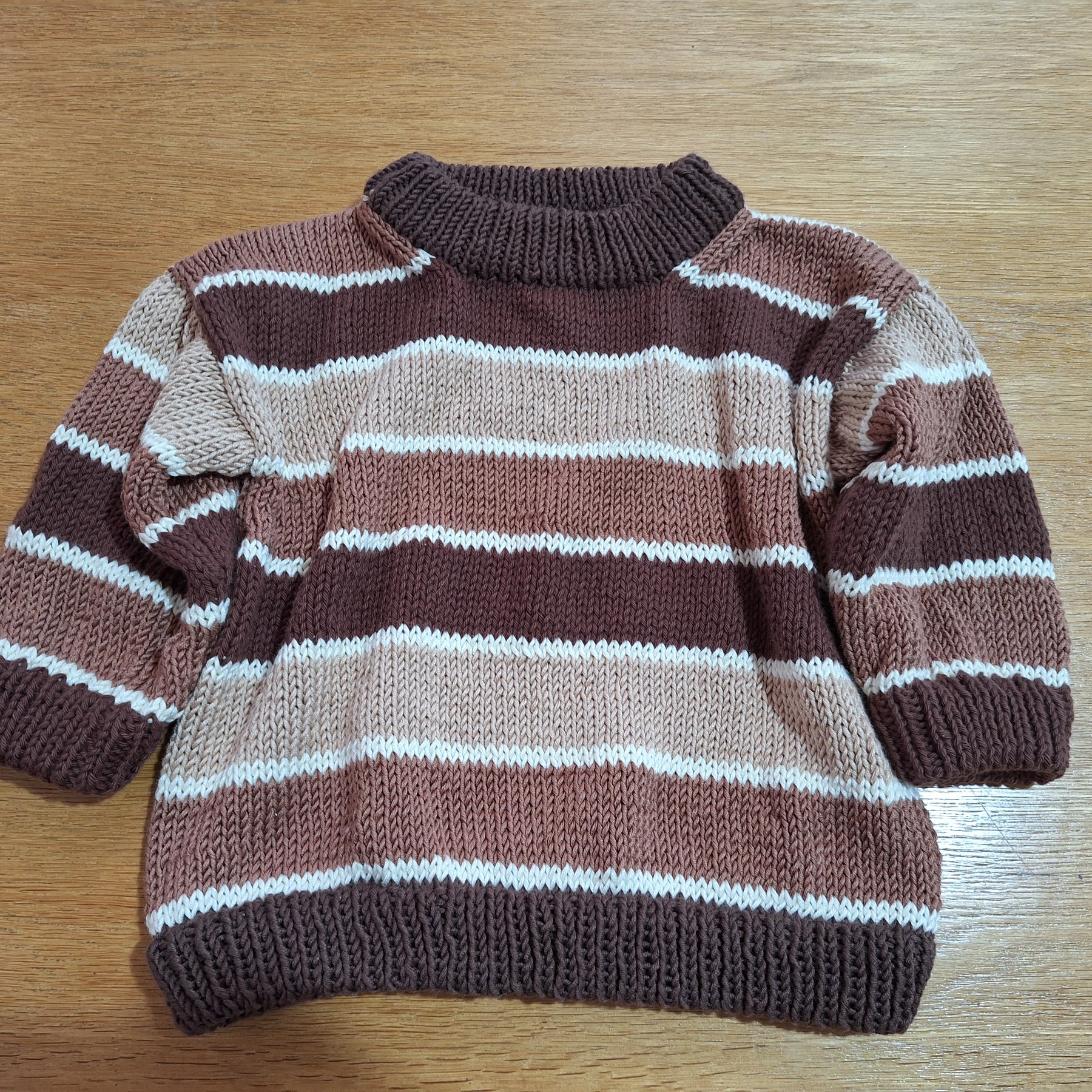 Striped 'Brownie Baby' Sweater Sz 3-6 mths