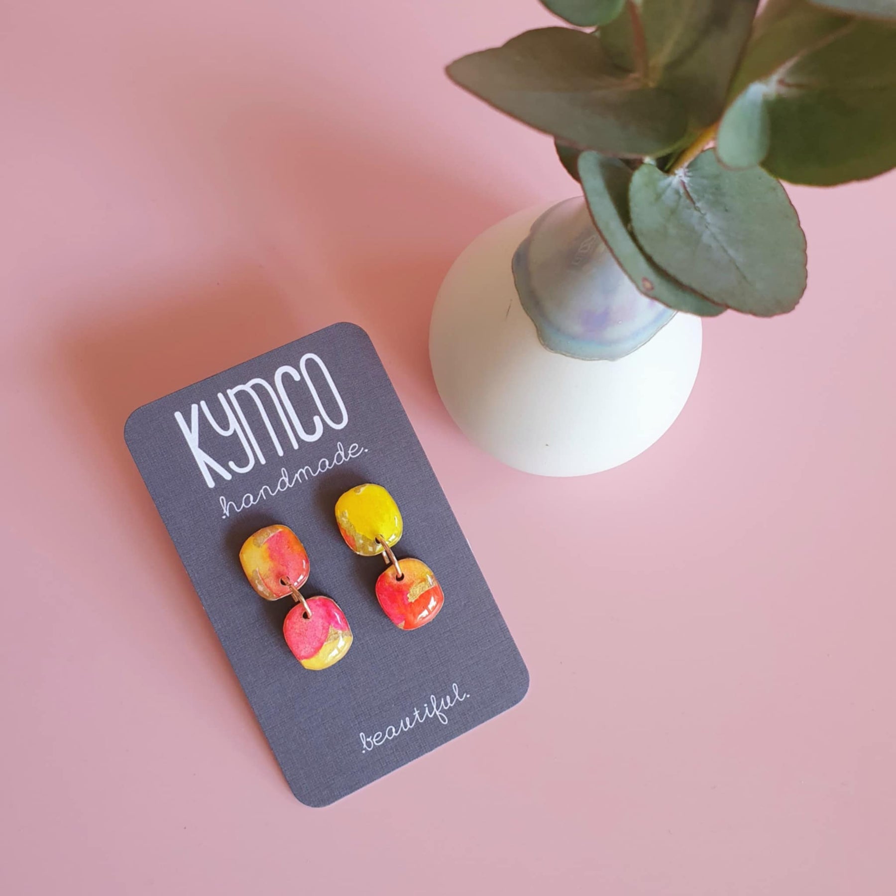 The Fiesta Collection | Resin art earrings | Part 1 | Large dangles