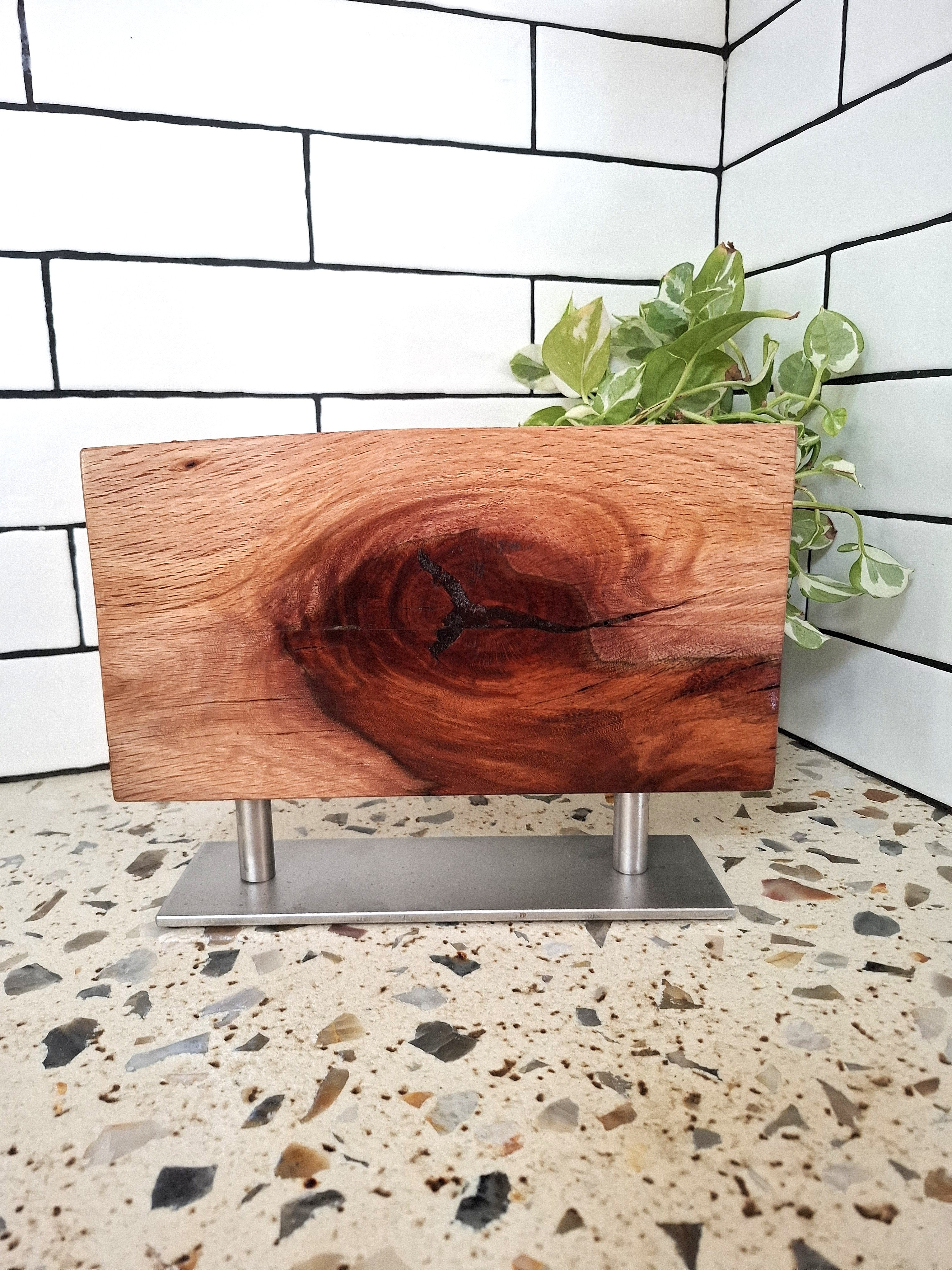 Handmade Wooden Magnetic Knife Block