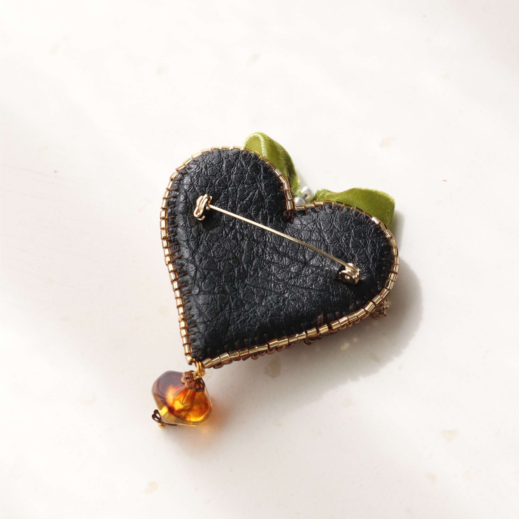 Classic Grace Beaded Brooch