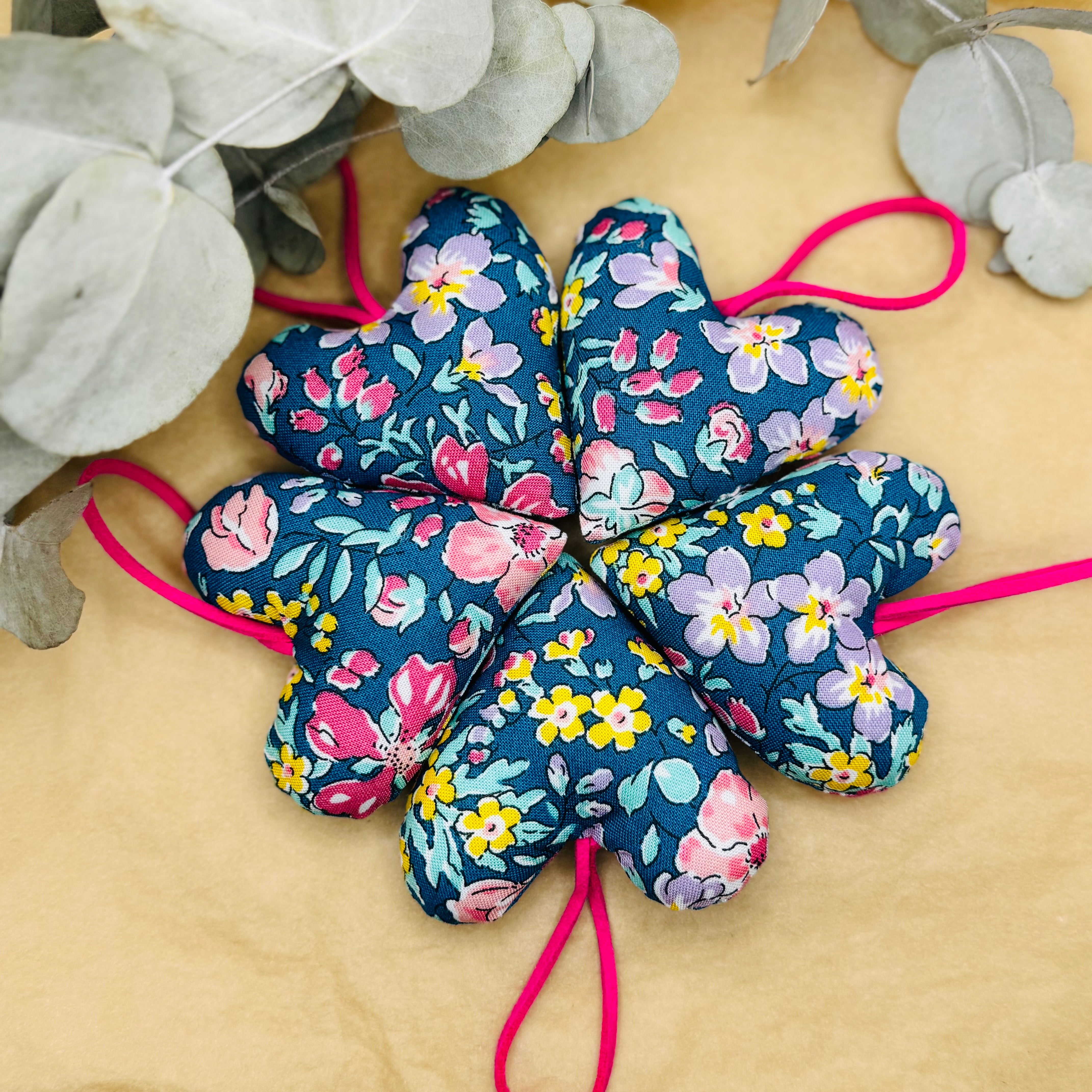 Handmade Liberty Floral Hearts