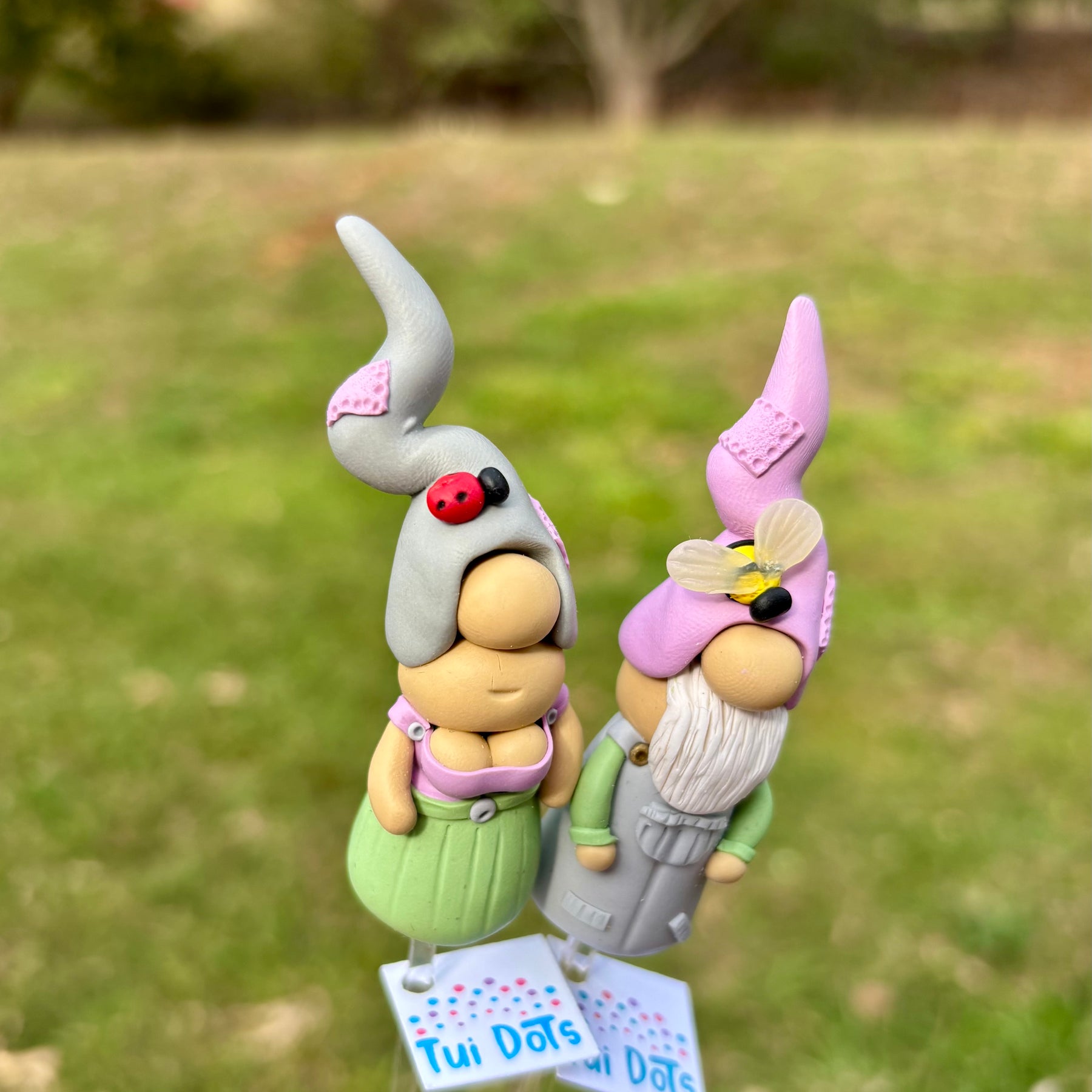 Tiny Gnome pair - Garden creatures