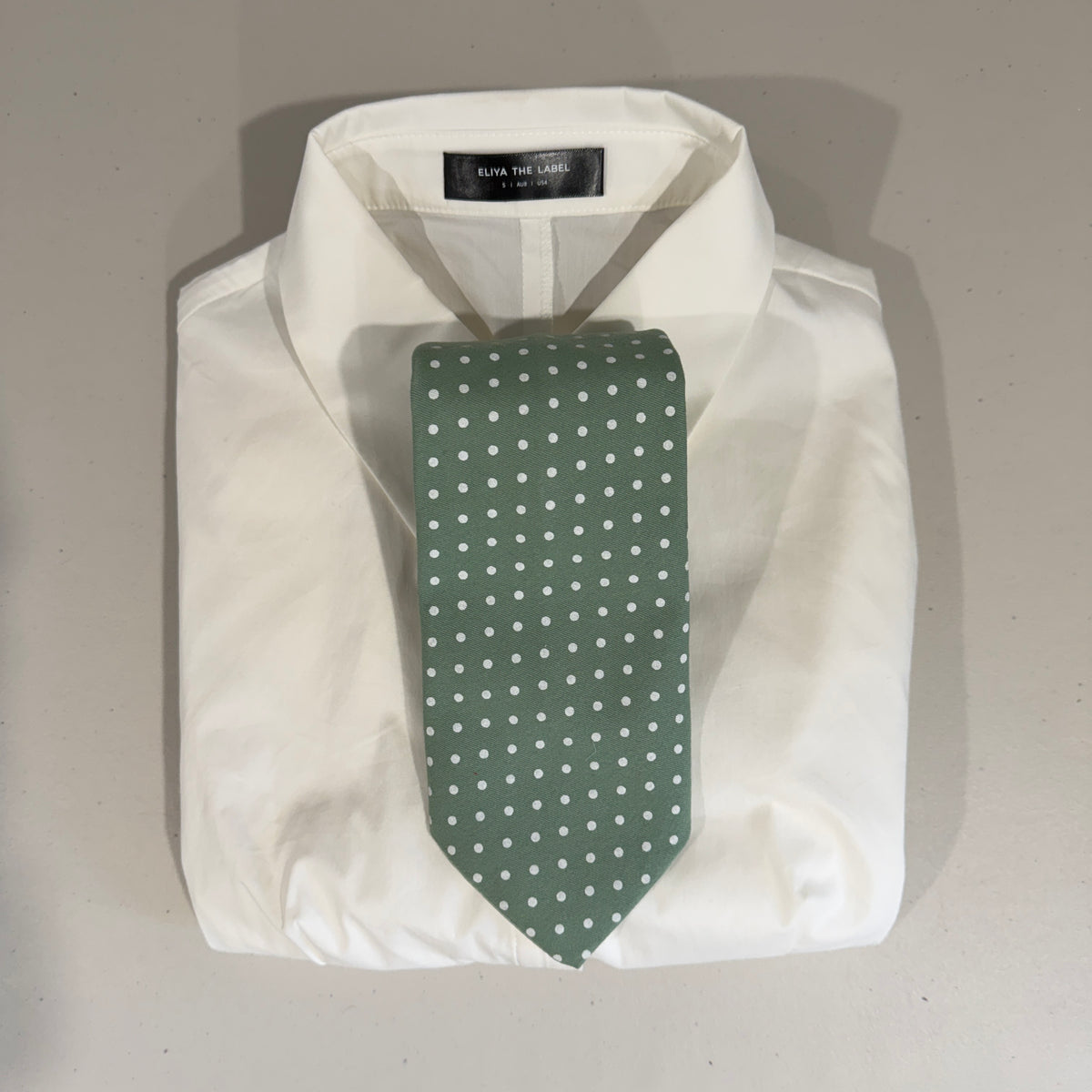 Neck Tie - Green Spot
