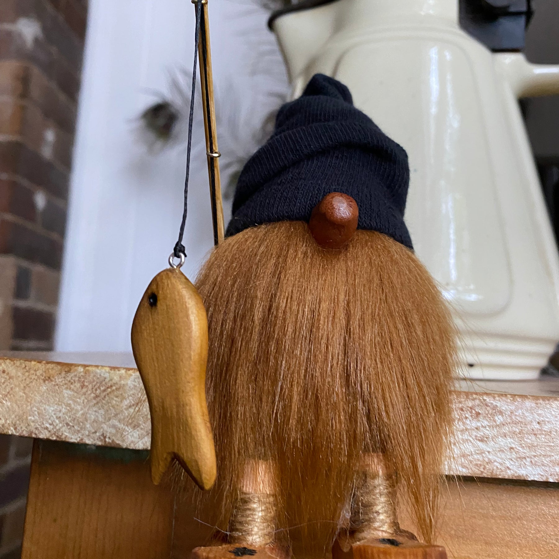 Handmade Timber Fisherman