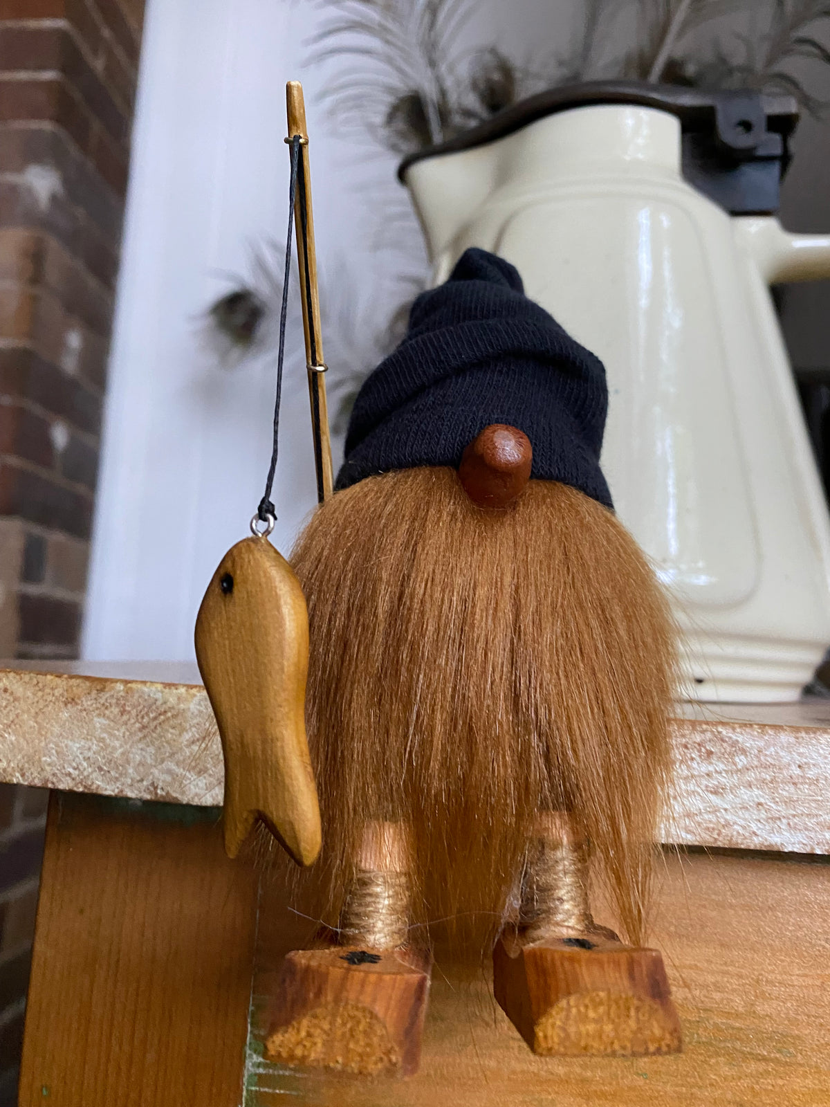 Handmade Timber Fisherman
