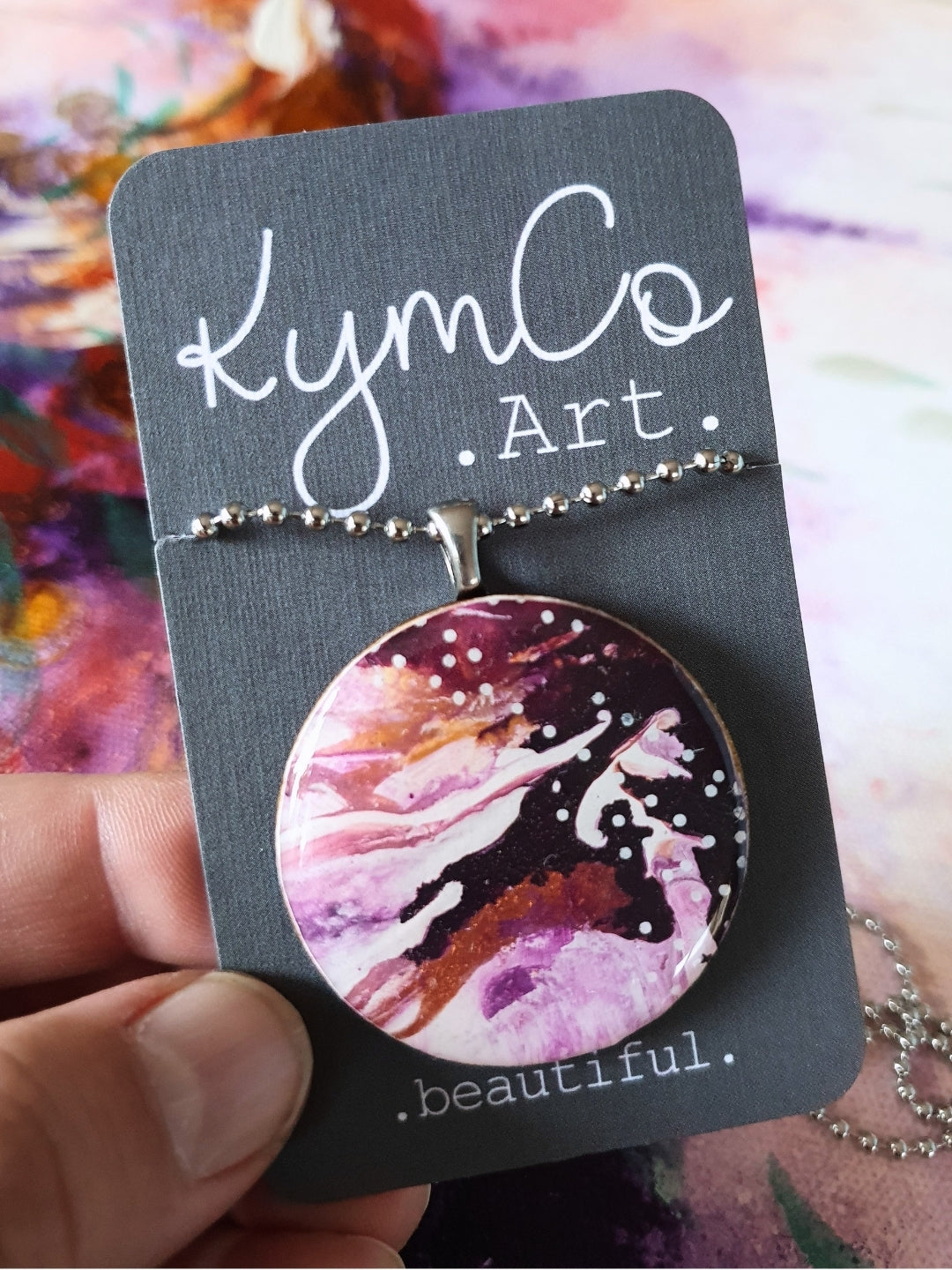The Mulberry Skies Collection | Art earrings | Medium & Large Dangles | Brooch | Pendant