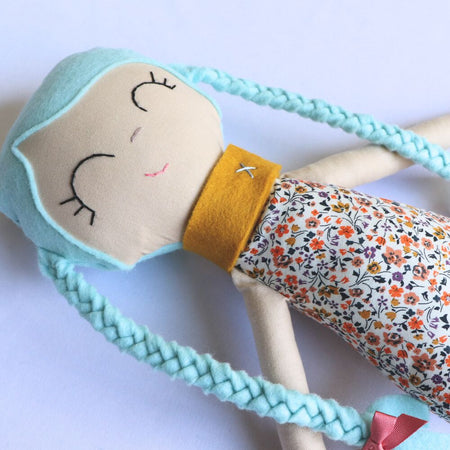 Mae - Handmade Girl Doll Keepsake - Gift for Babies and Girls