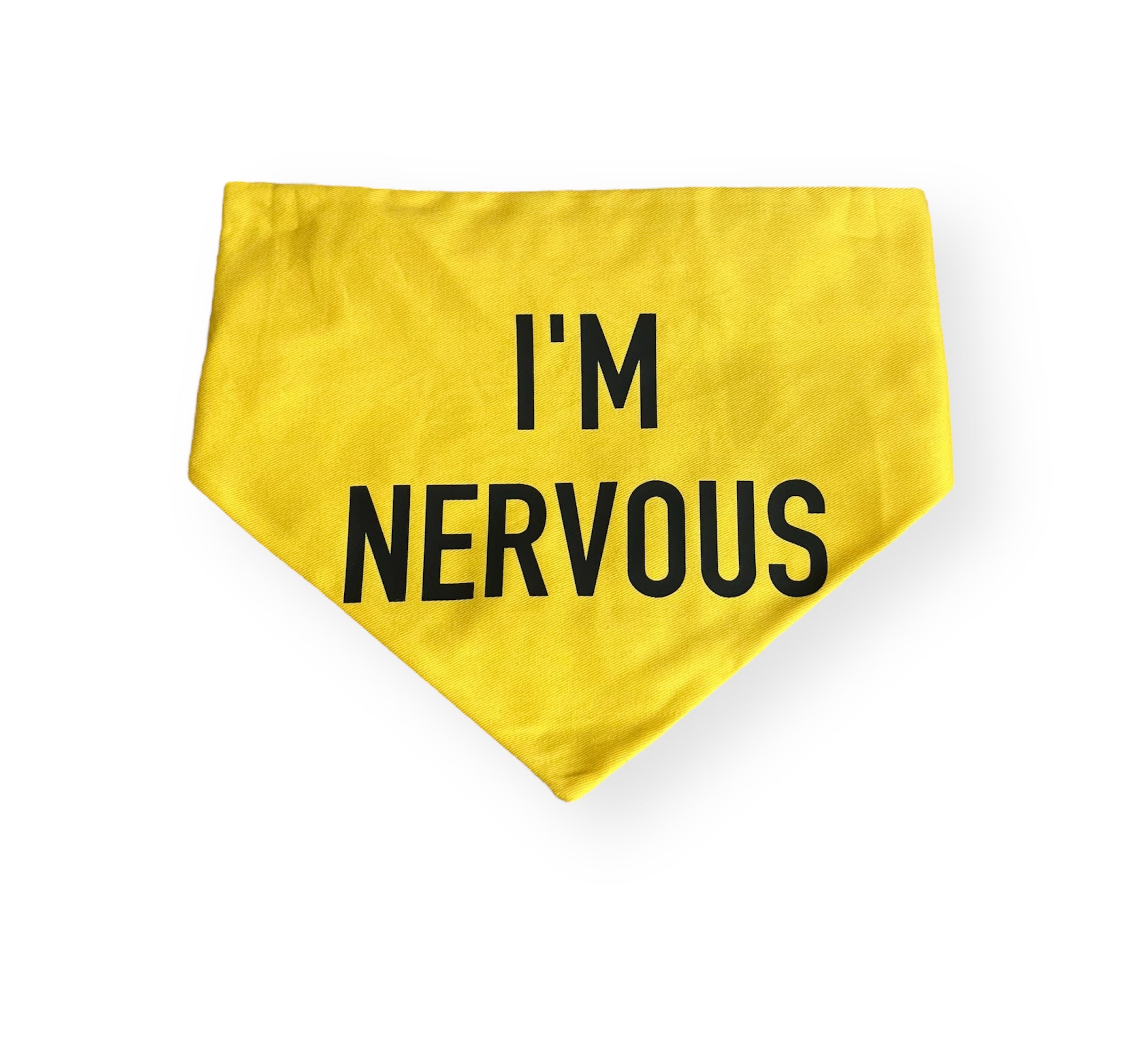 I'm Nervous - Dog Scrunchie Bandana