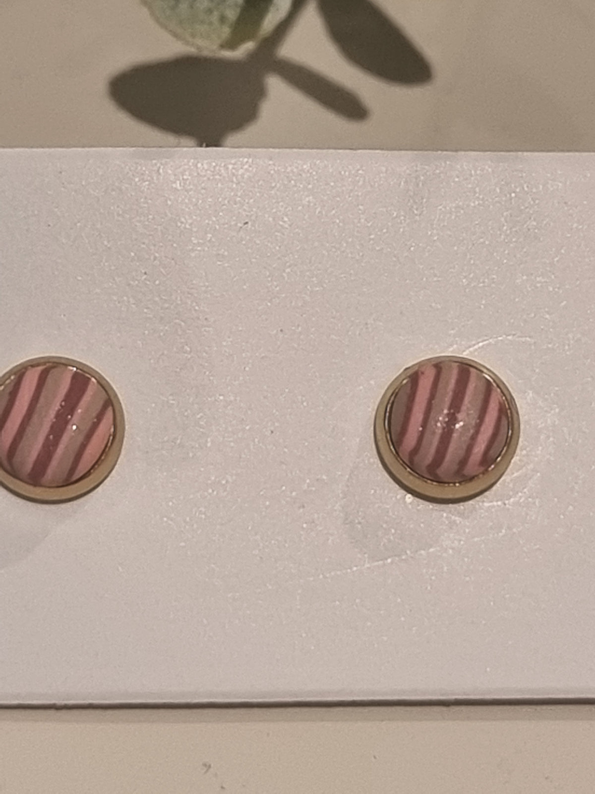 Blush and Berry Studs