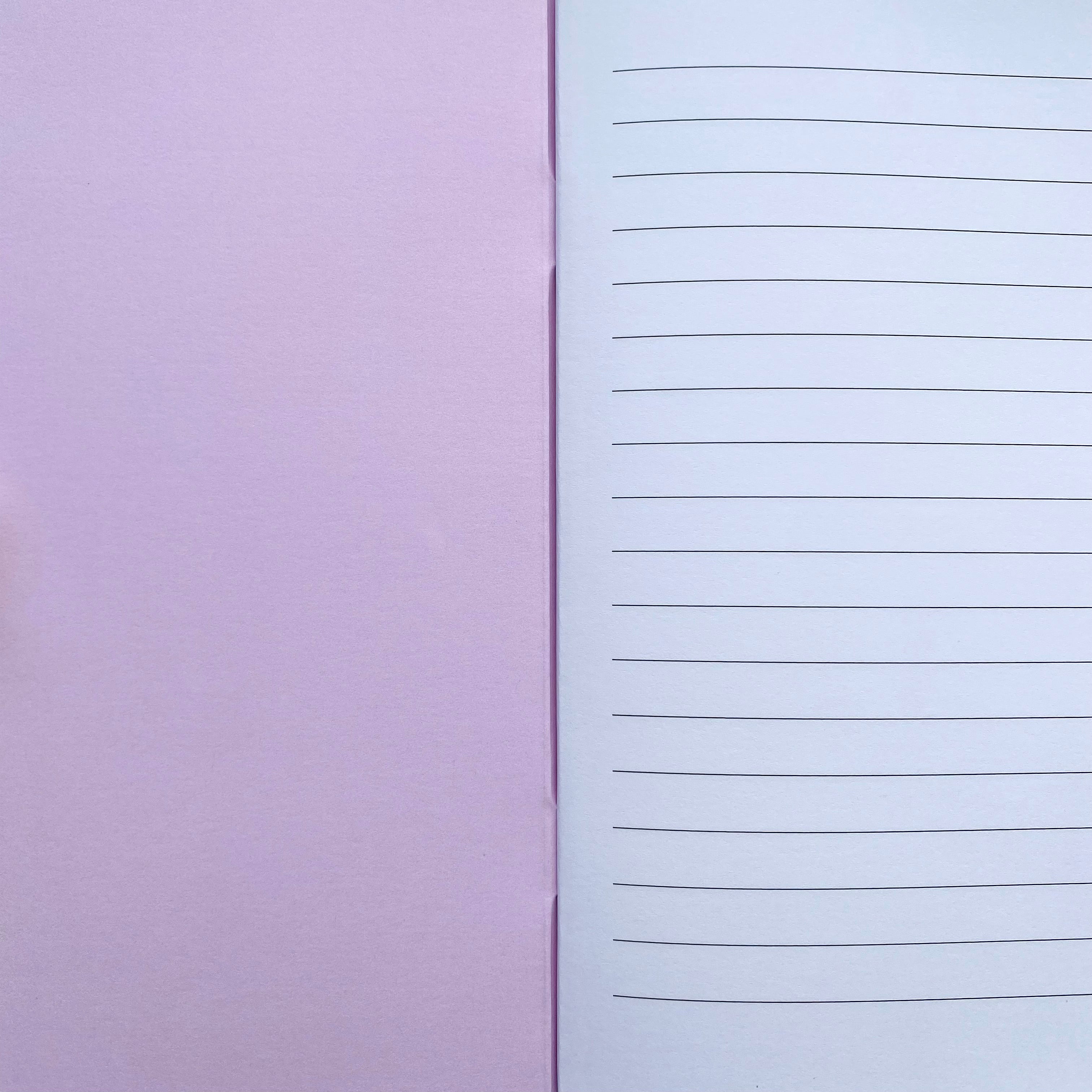 Orchid Garden Recycled A5 Lined Notebook