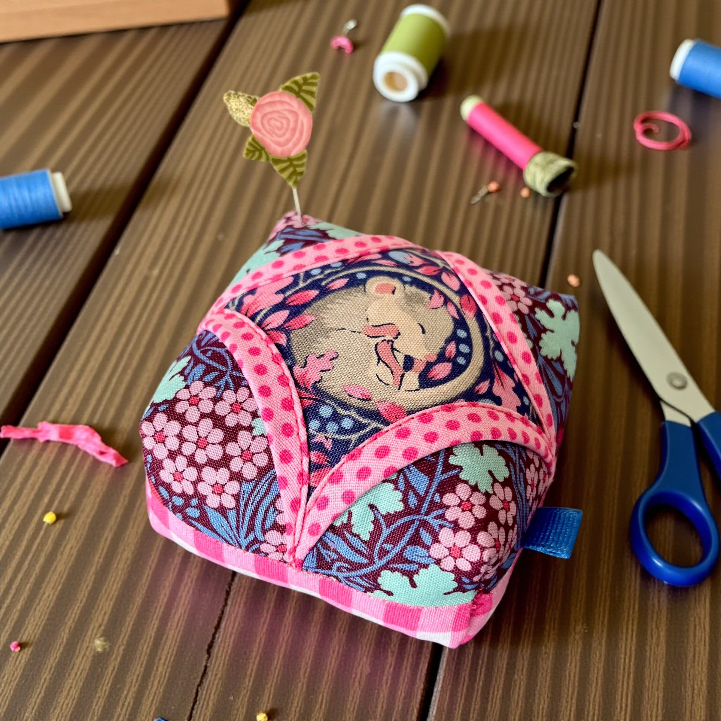 Handmade Weighted Mouse Pin Cushion