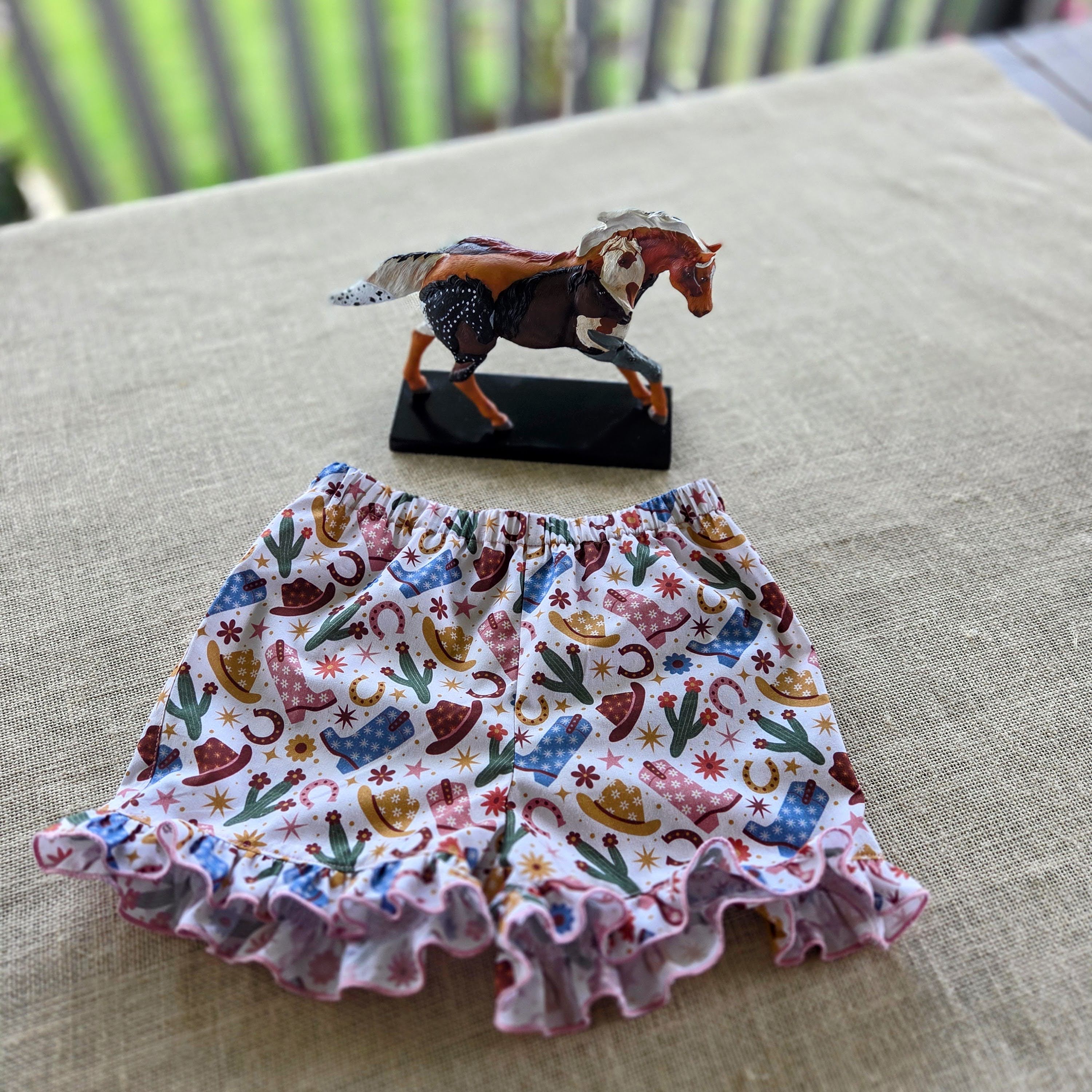 "Western Thrills & Frills" Shorts - Size 3 Years