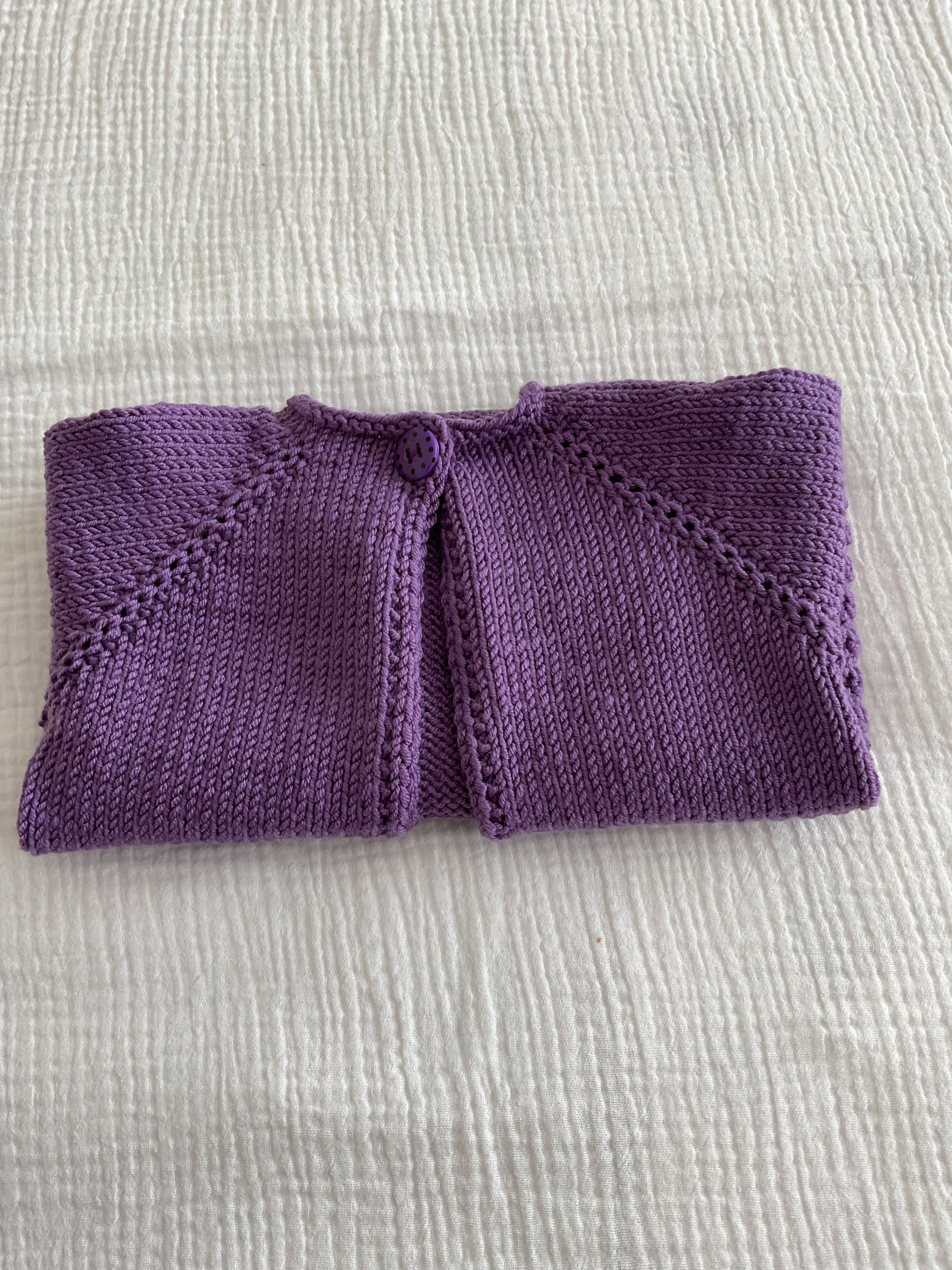 Purple Cardigan, Size 3 months