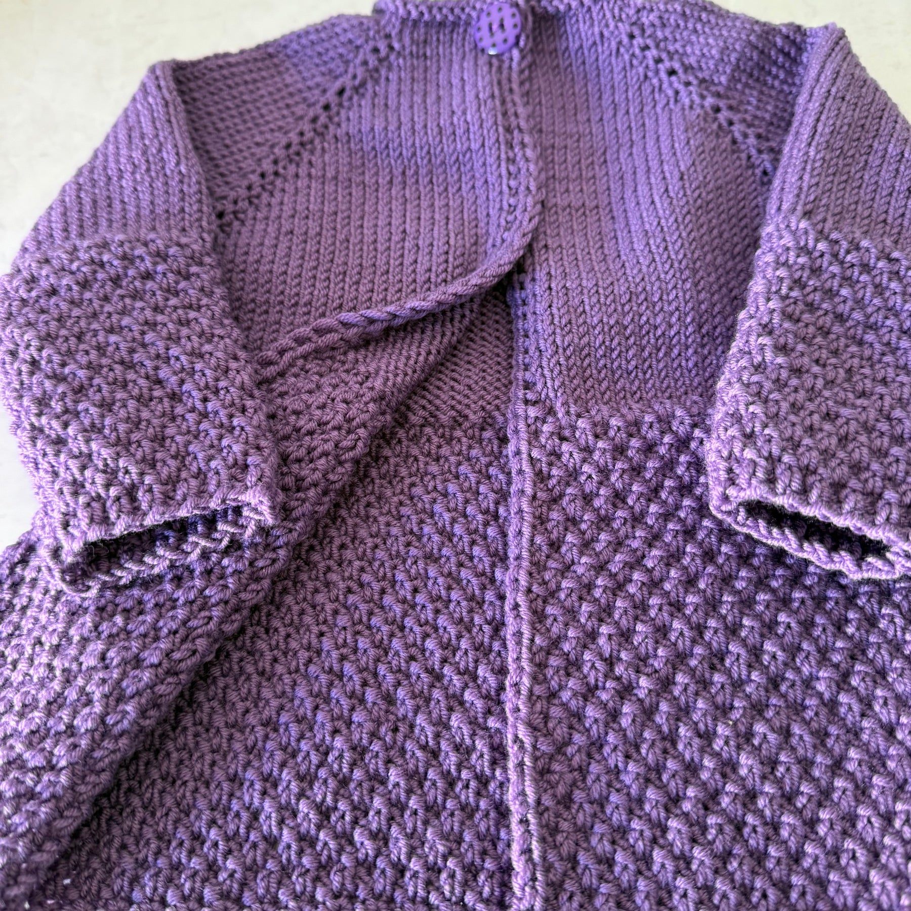 Purple Cardigan, Size 3 months